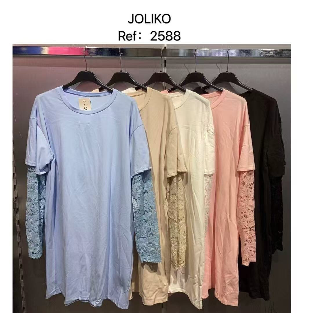 Wholesaler Joliko - lace sleeve tunic