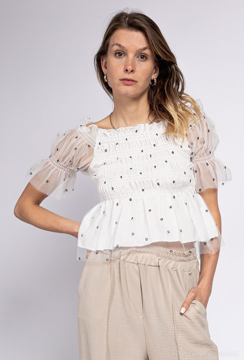 Grossiste Jolio & Co - Blouse à épaules dénudées