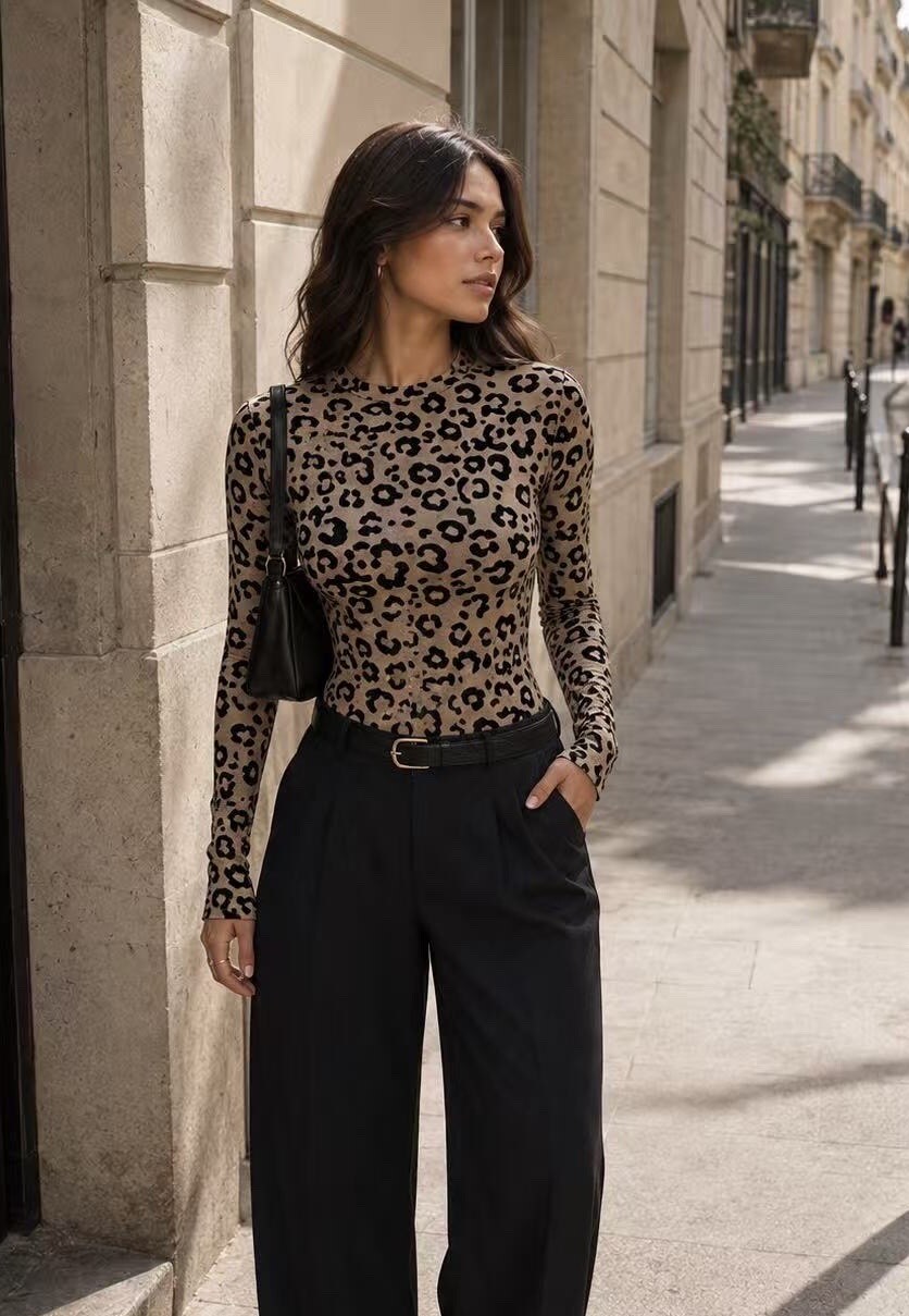 Wholesaler Jolio & Co - Leopard print bodysuit