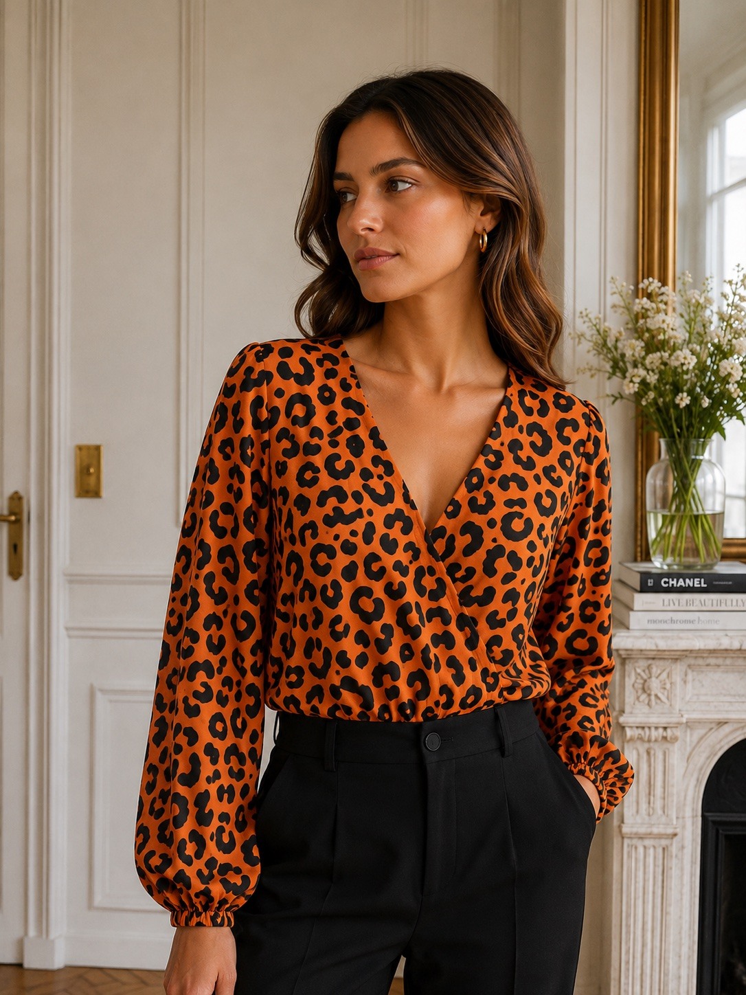 Wholesaler Jolio & Co - Leopard print bodysuit