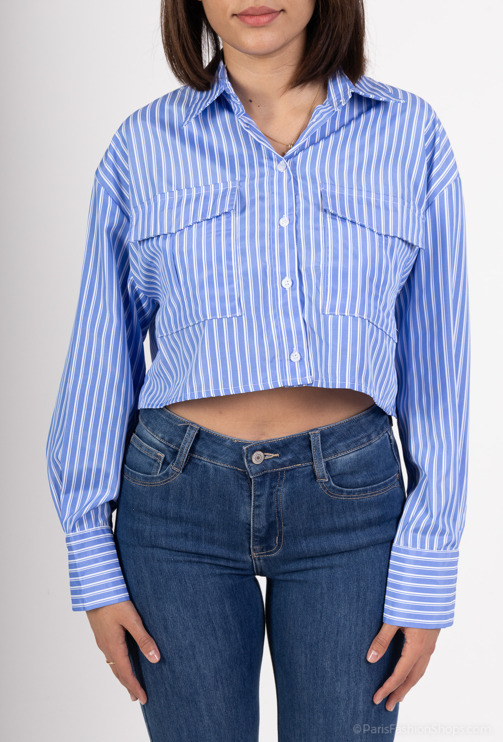 Wholesaler Jolio & Co - Short striped shirt