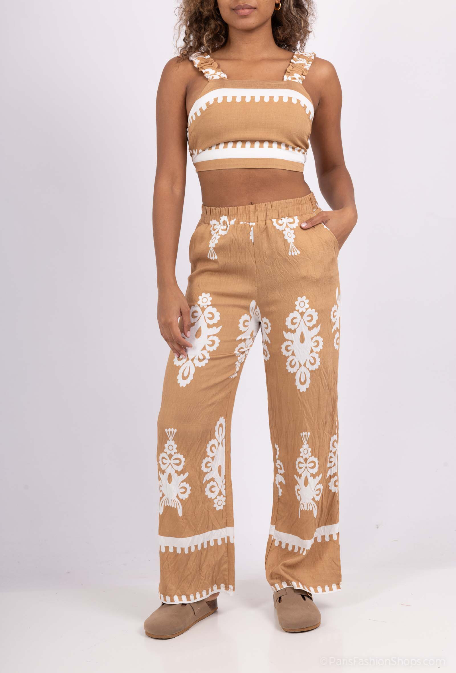 Wholesaler Jolio & Co - Top printed set and pants
