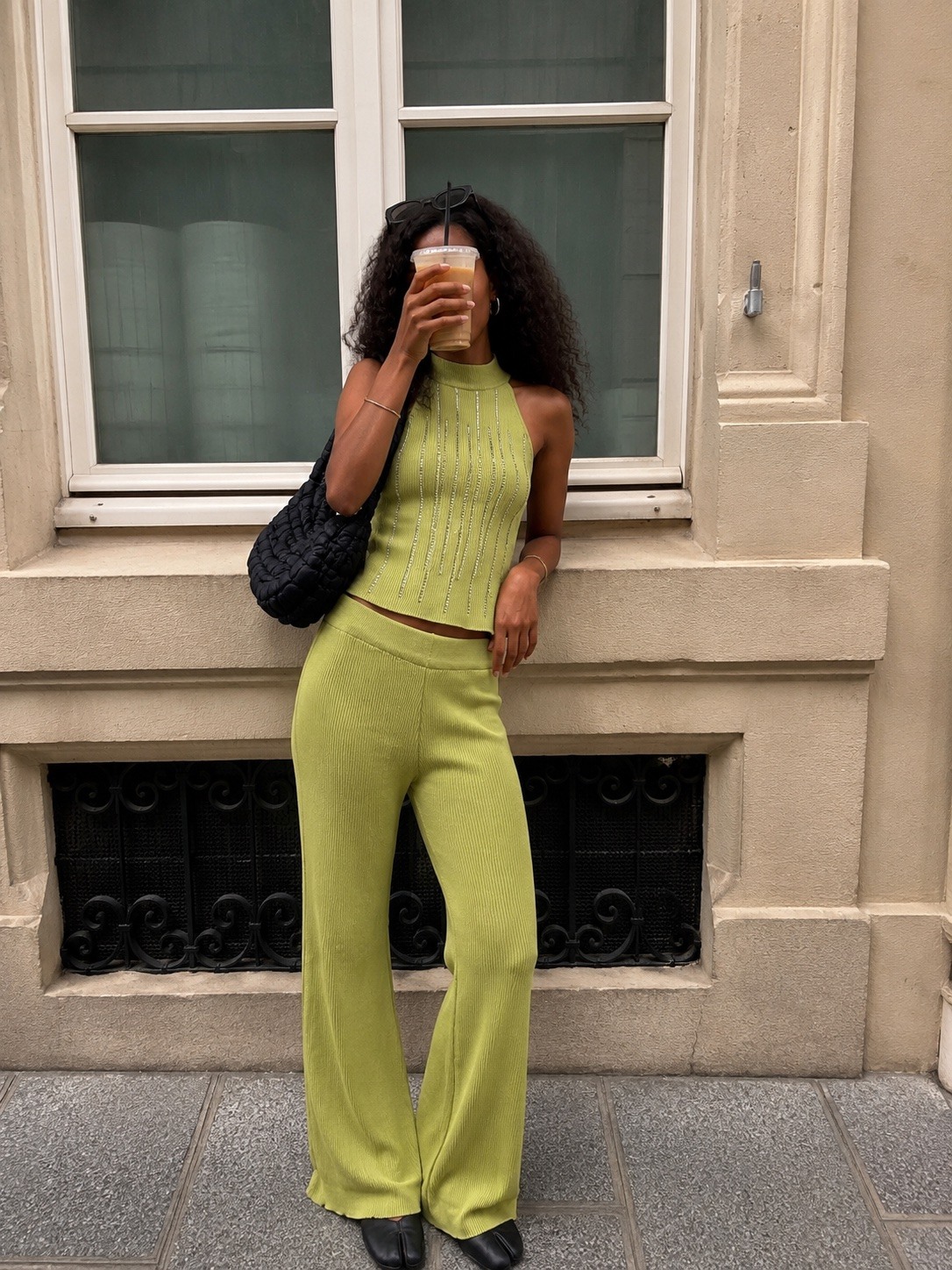 Grossiste Jolio & Co - Ensemble maille top et pantalon