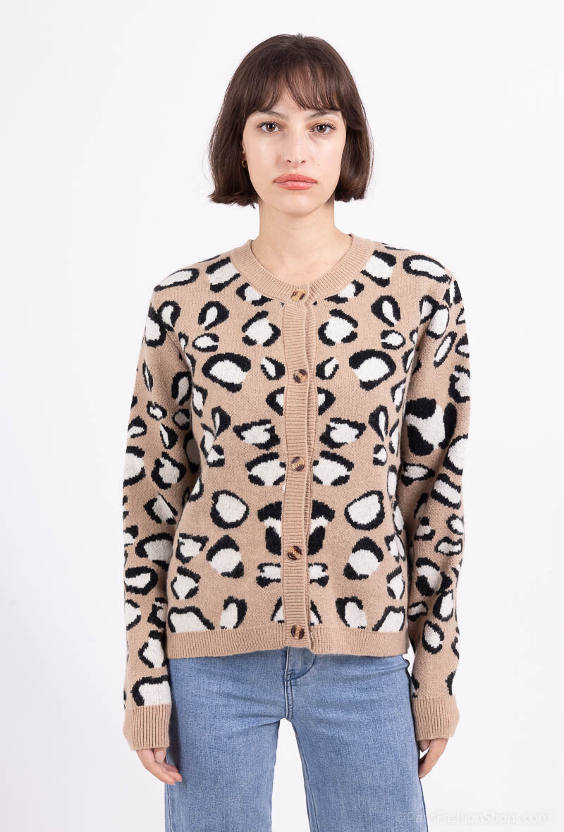 Wholesaler Jolio & Co - Leopard print vest