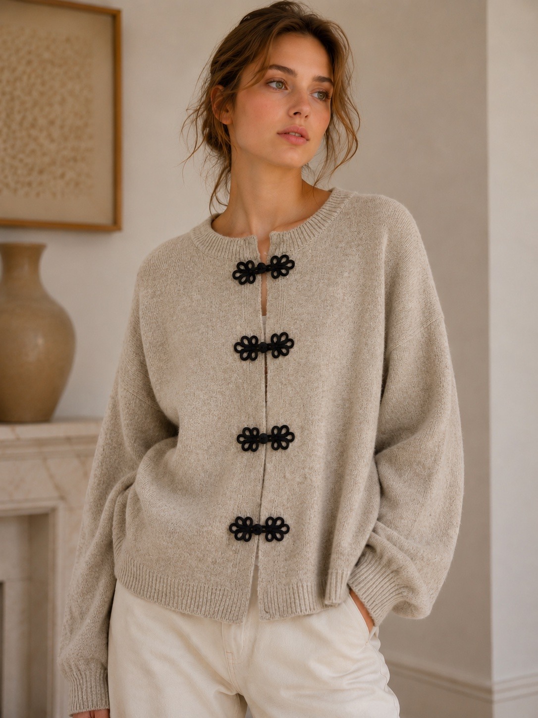 Grossiste Jolio & Co - Gilet boutons chinois