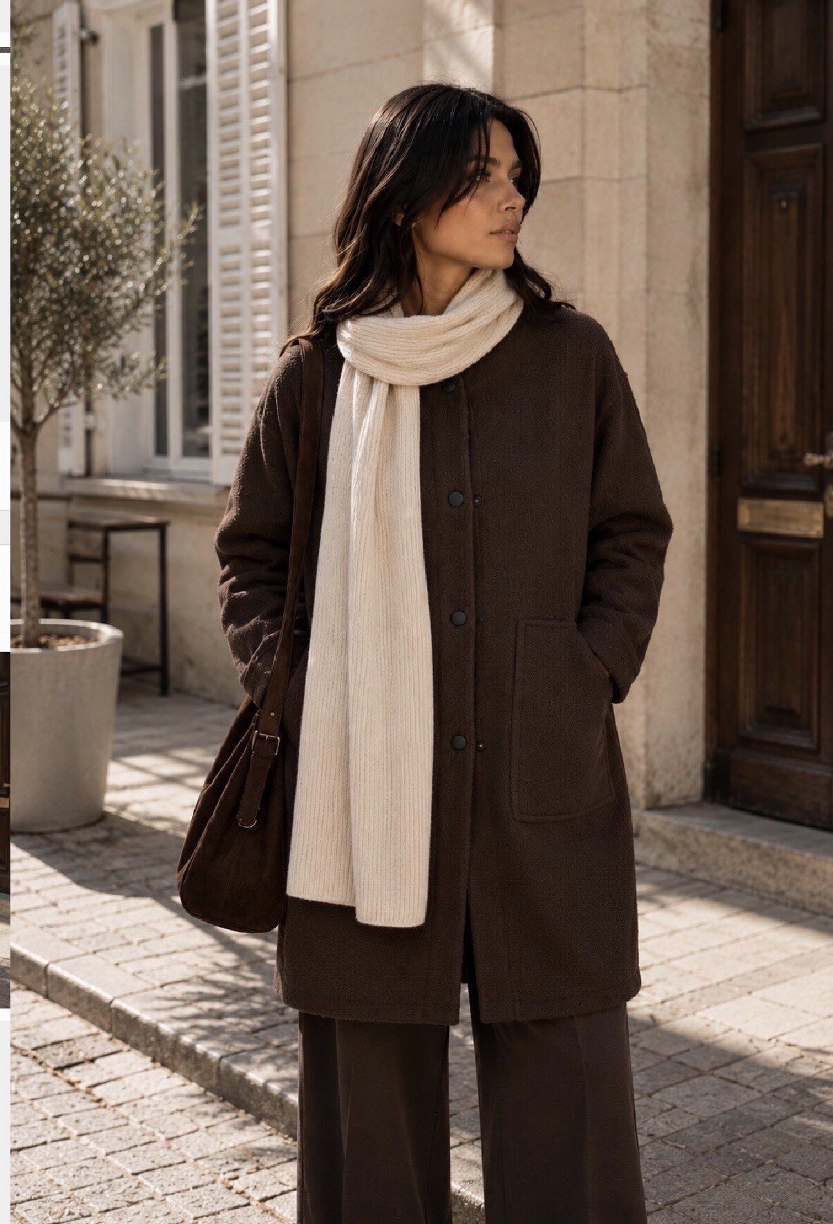 Wholesaler Jolio & Co - Coats with scarf