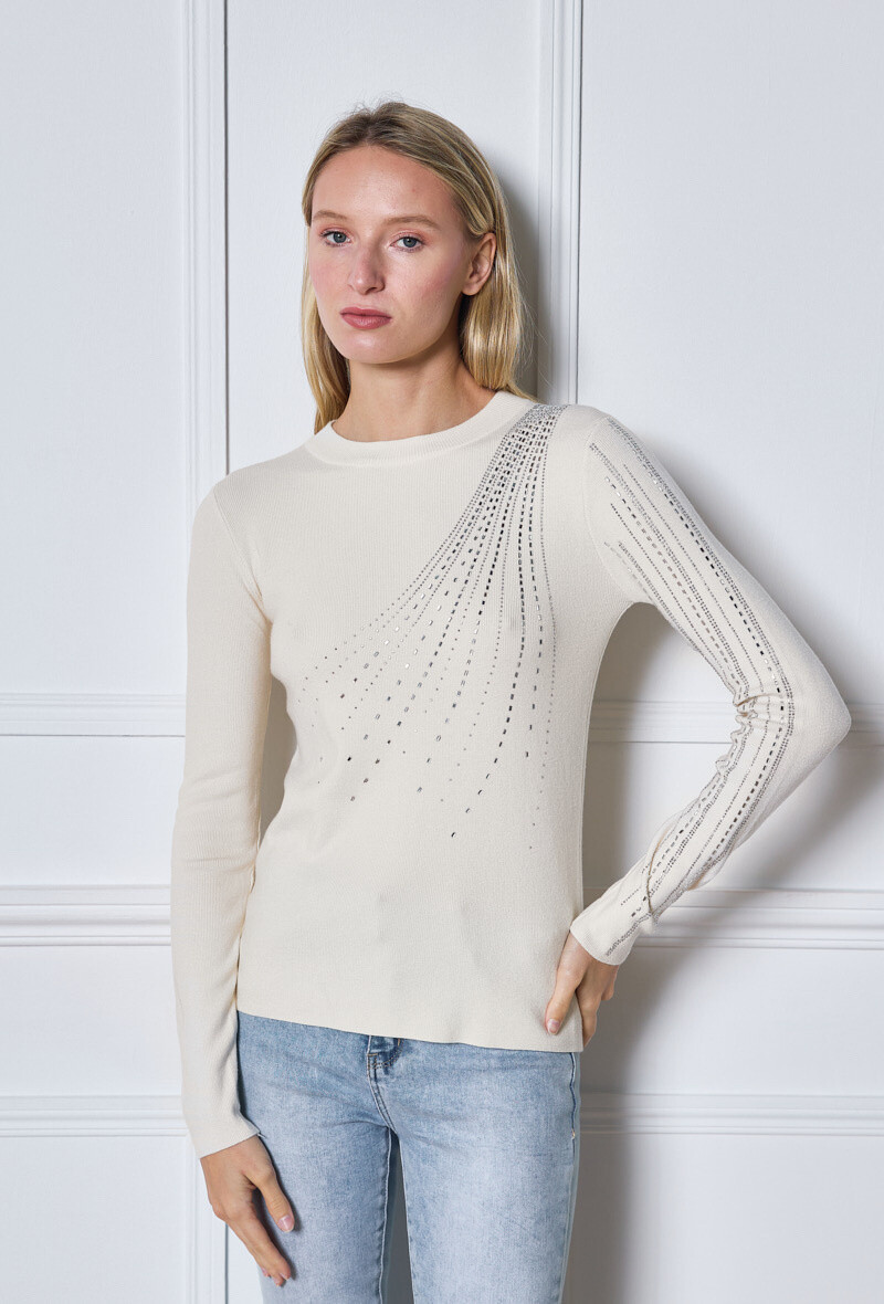 Wholesaler Jolio & Co - Rhinestone sweater