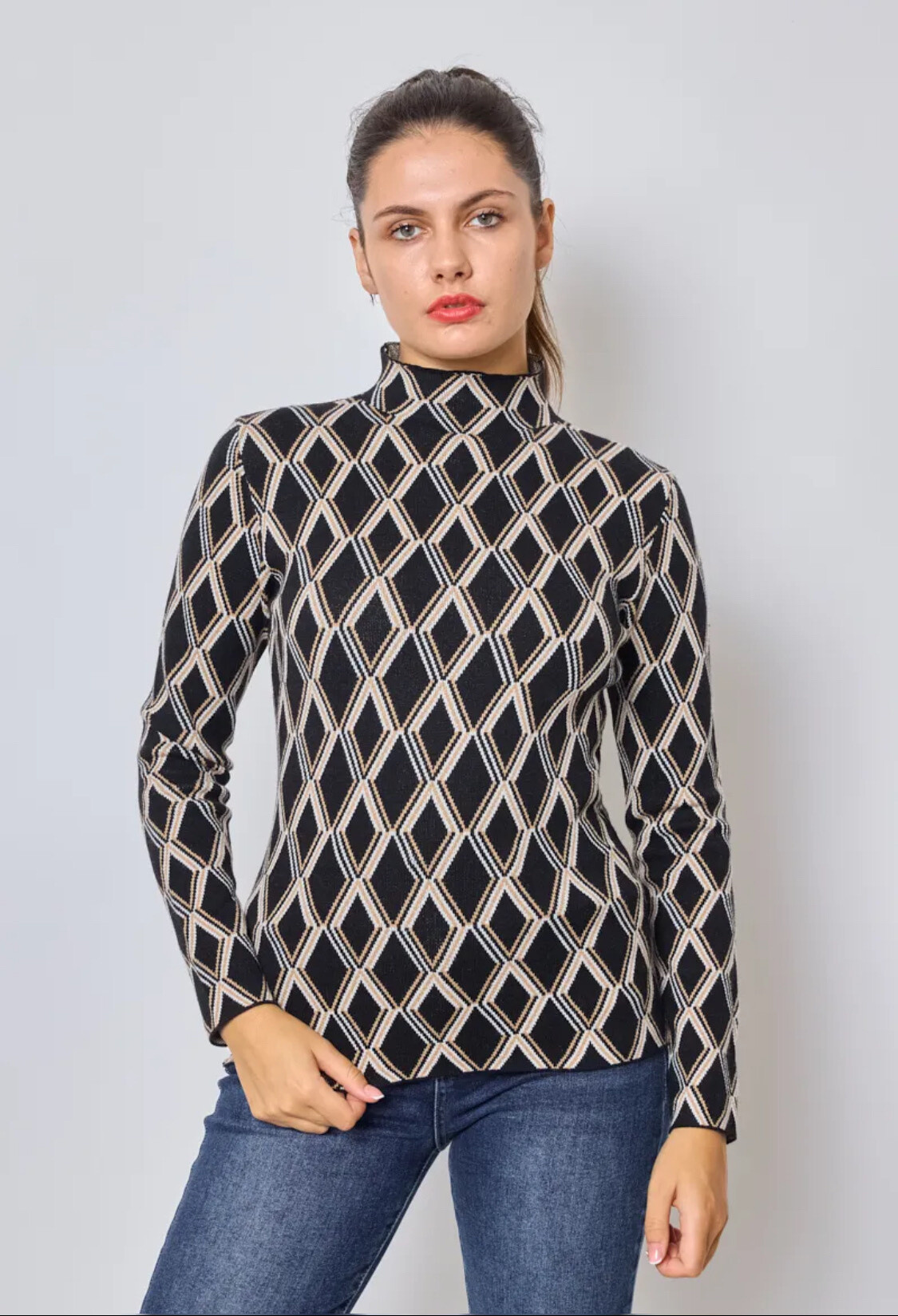 Wholesaler Jolio & Co - Printed sweater