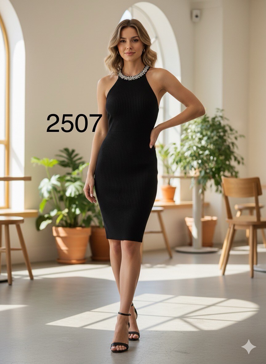 Wholesaler Jolio & Co - Dress with rhinestones