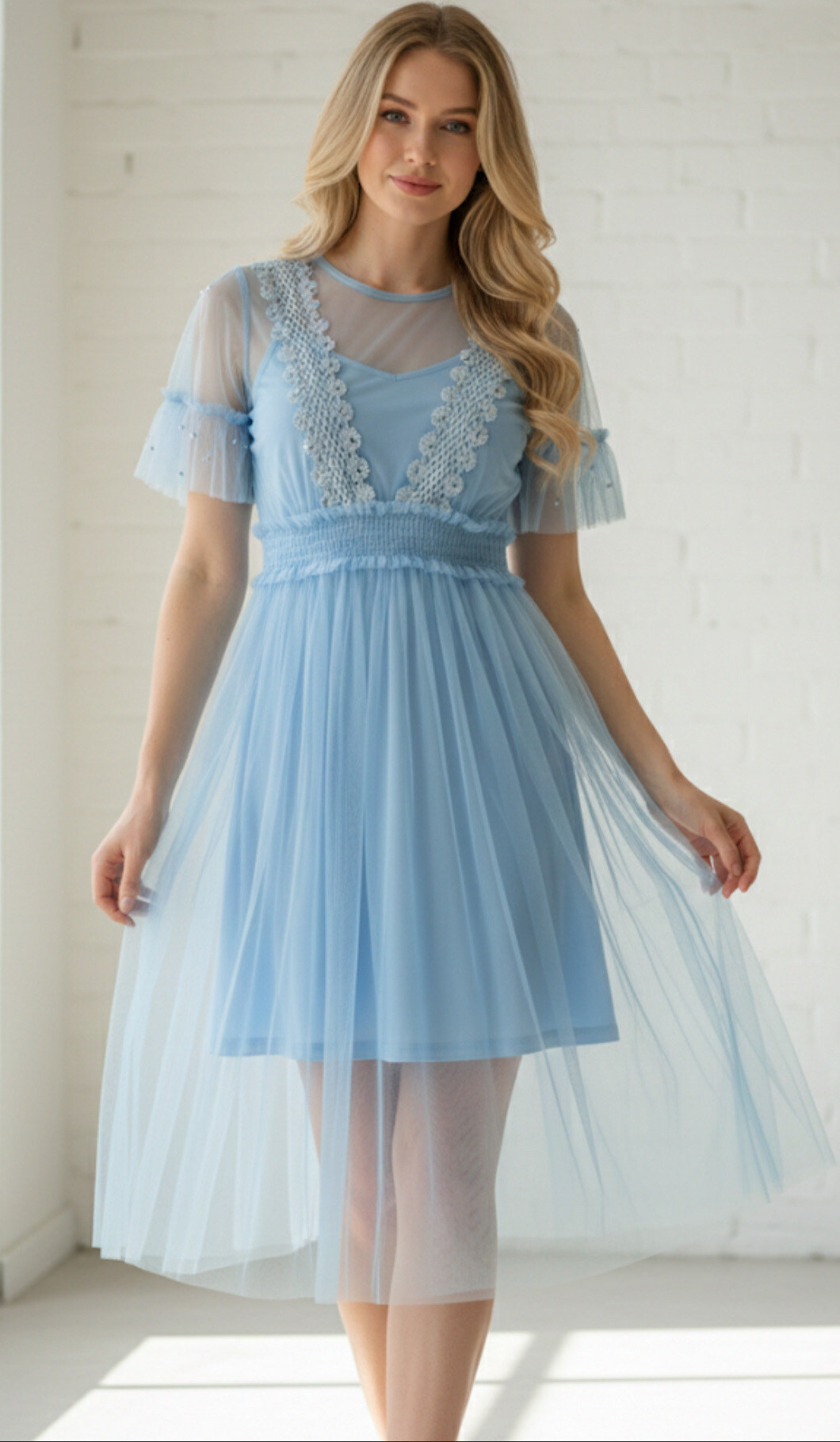 Grossiste Jolio & Co - Robe mousseline