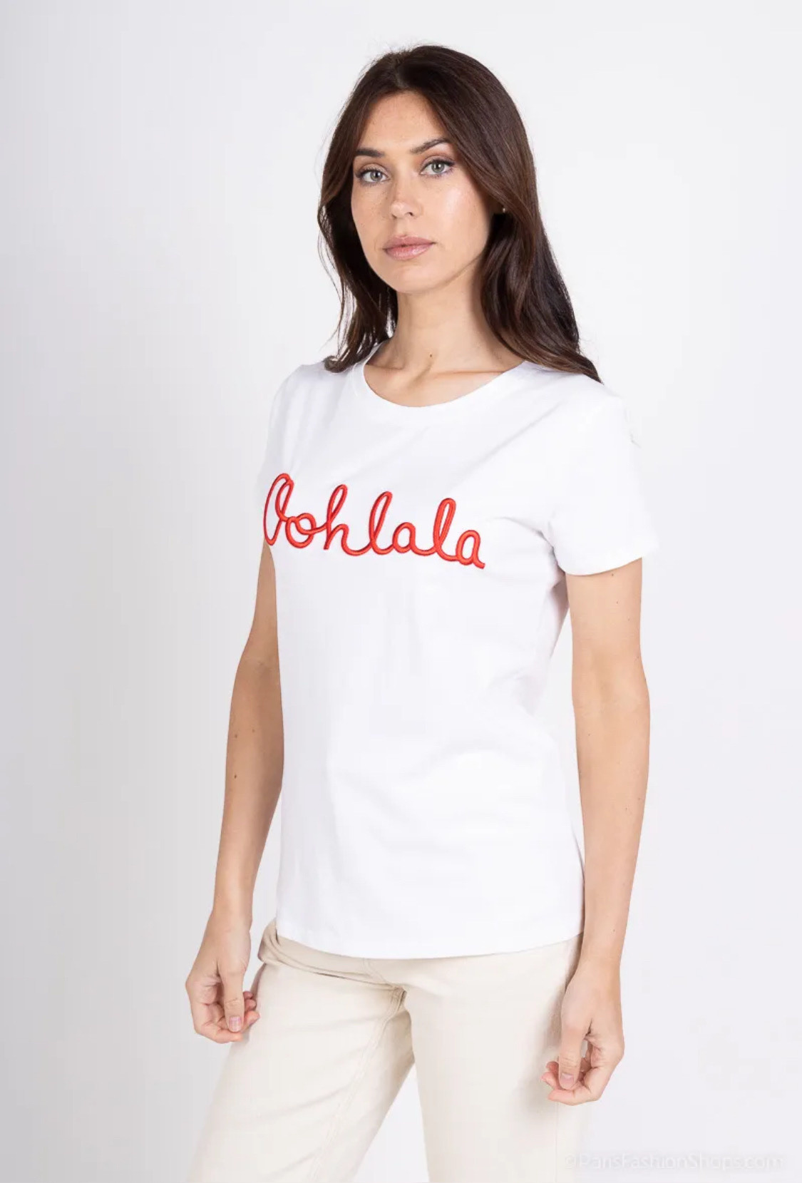 Grossiste Jolio & Co - T-shrt brodé "ohlala"