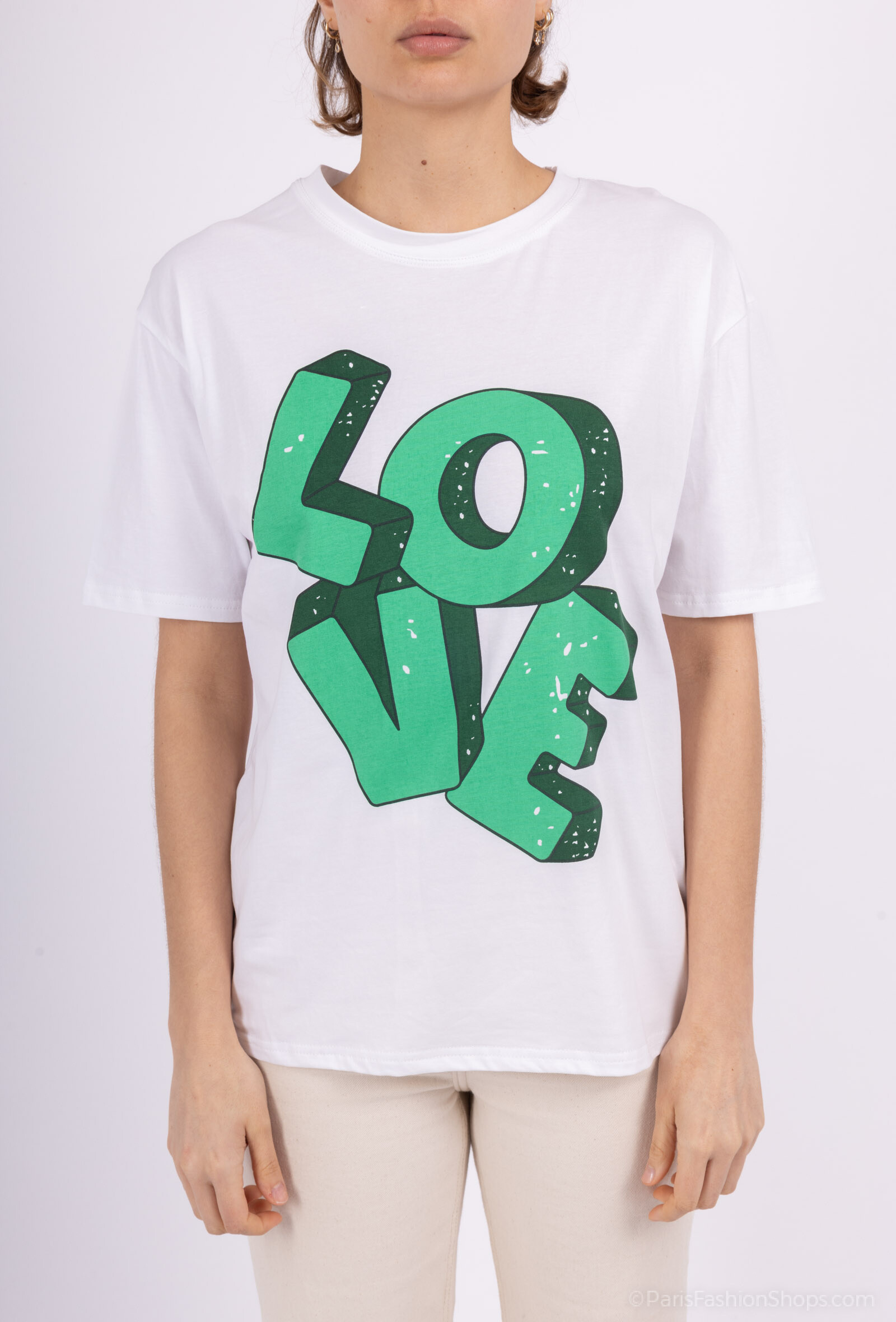 Wholesaler Jolio & Co - "Love" printed t-shirt