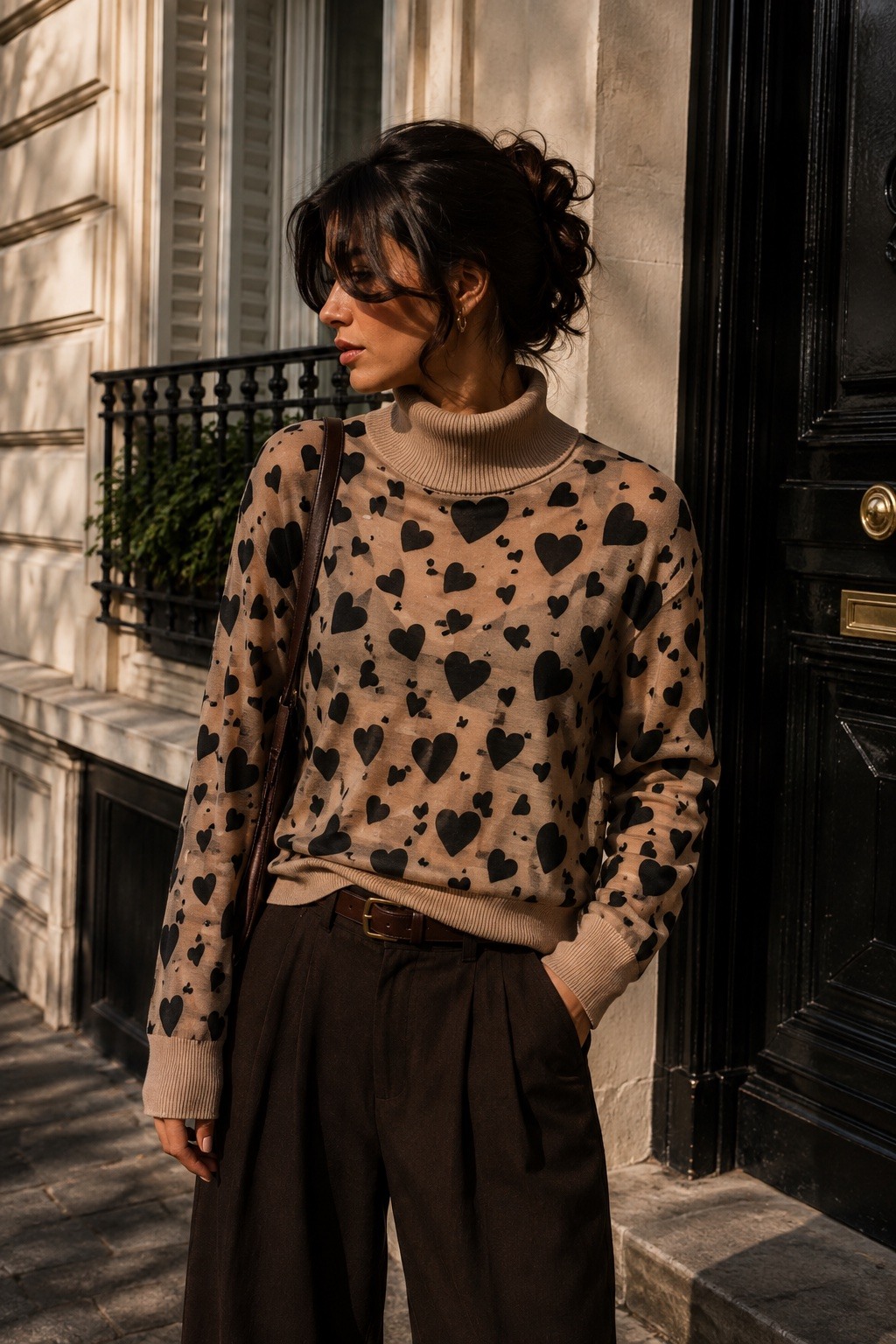 Grossiste Jolio & Co - Top motif coeurs