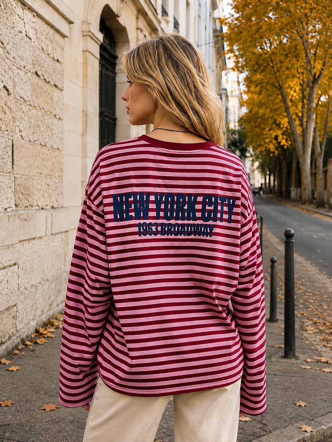 Wholesaler Jolio & Co - New York striped long-sleeve top
