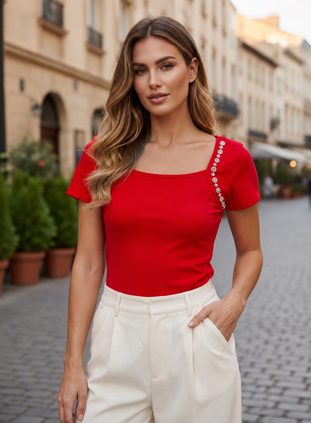 Mayorista Jolio & Co - Camiseta de strass
