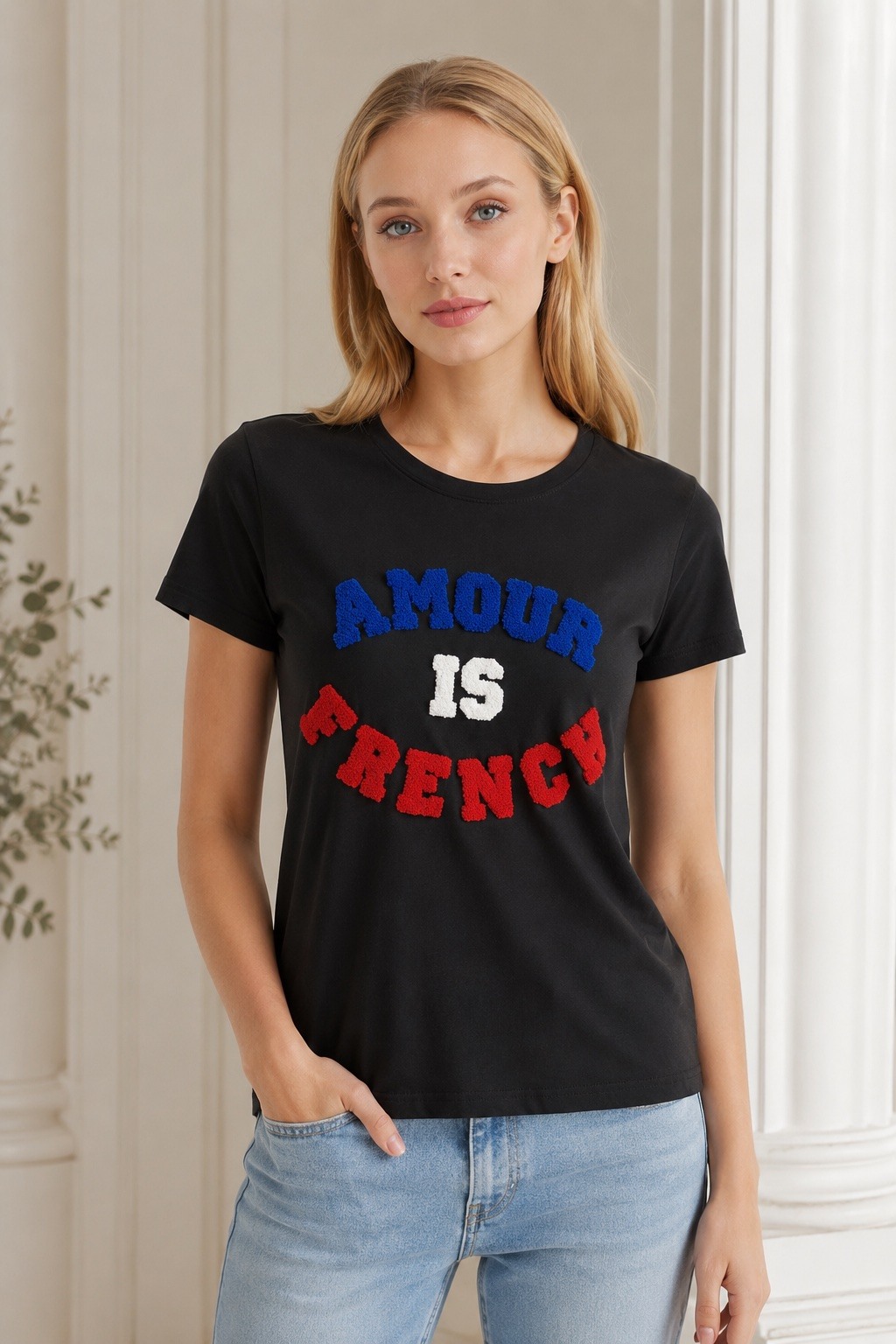 Mayorista Jolio & Co - Camiseta bordada Amor