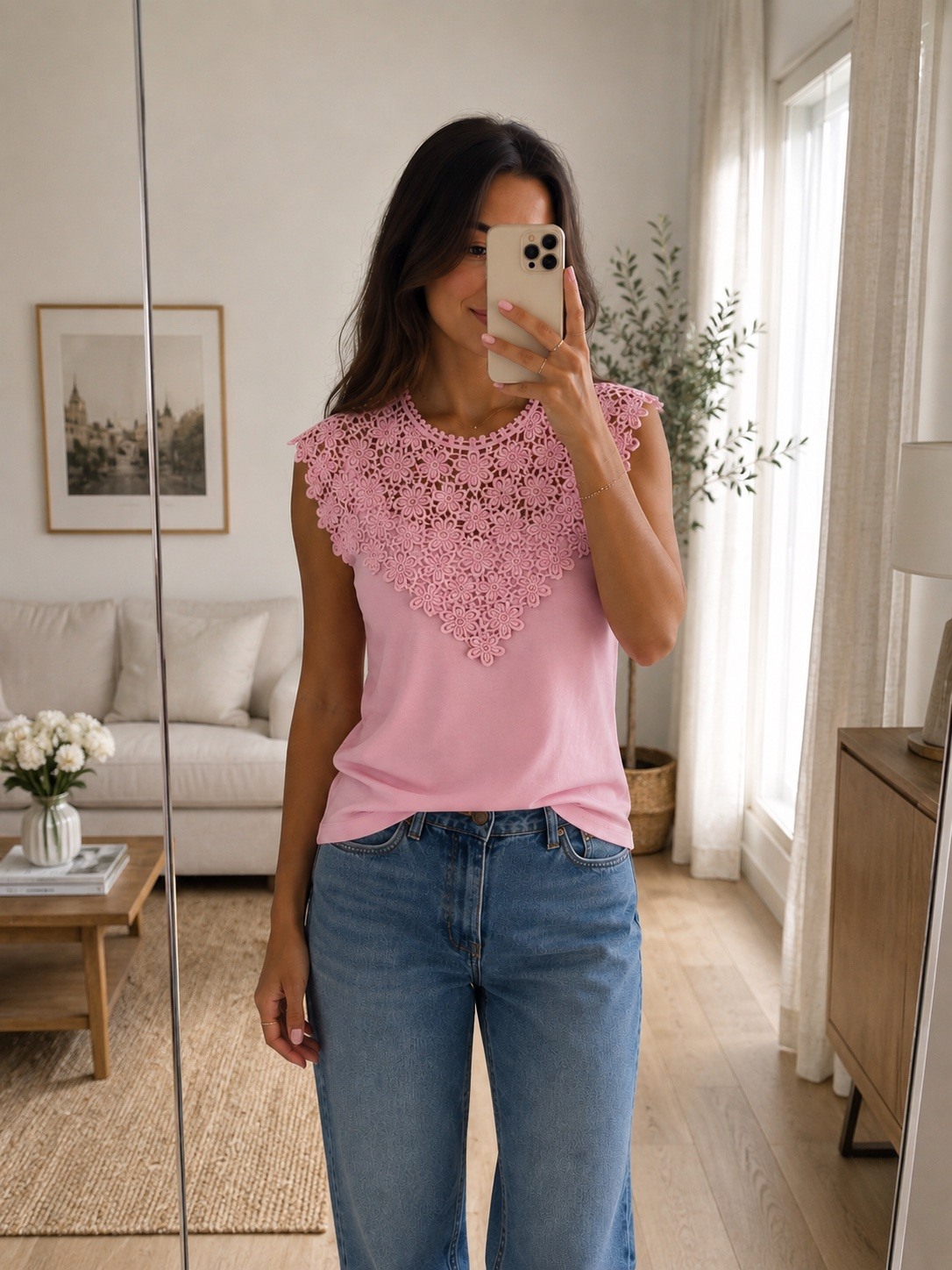 Grossiste Jolio & Co - Top à dentelle