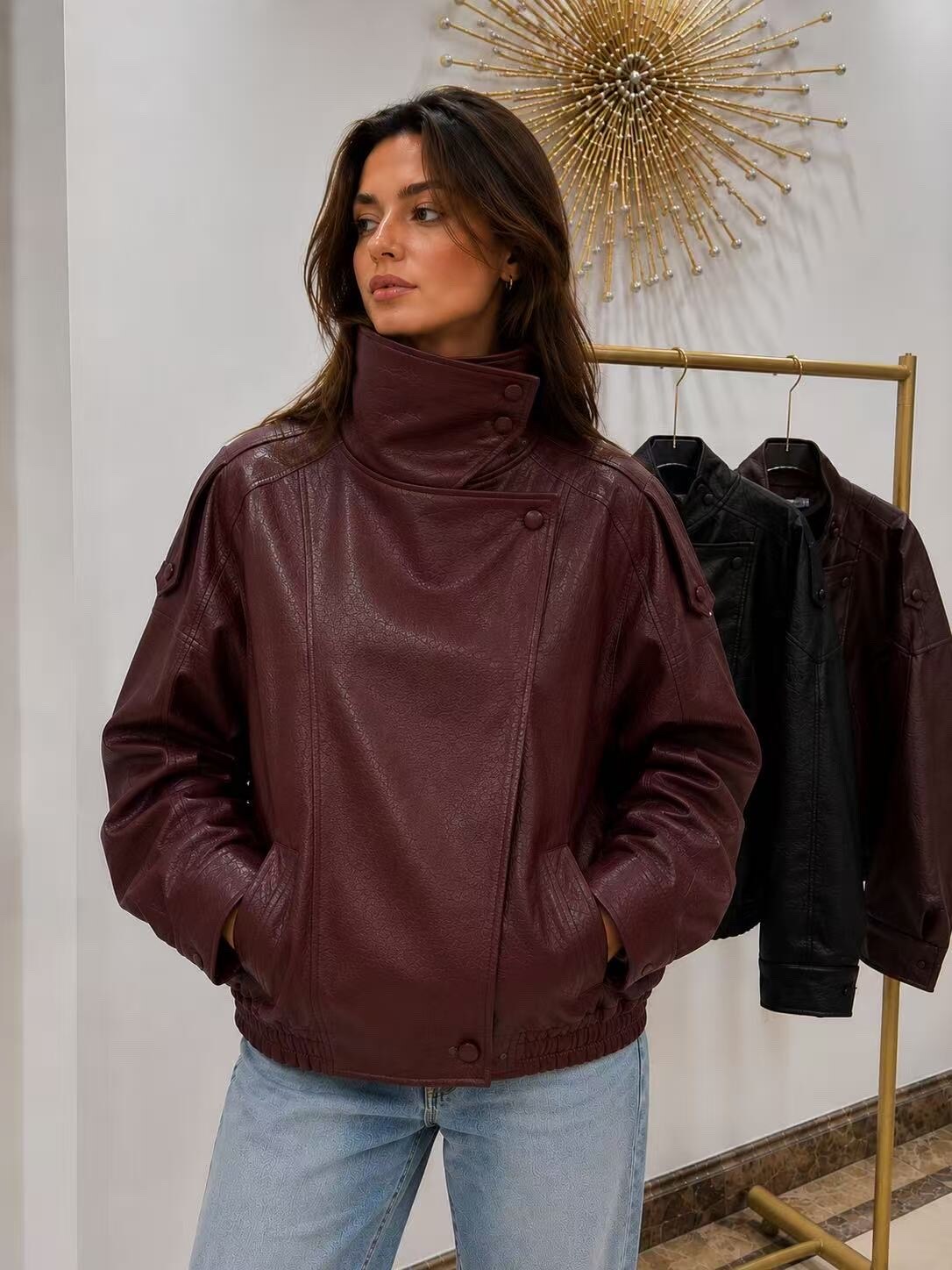 Grossiste Jolio & Co - Veste en cuir