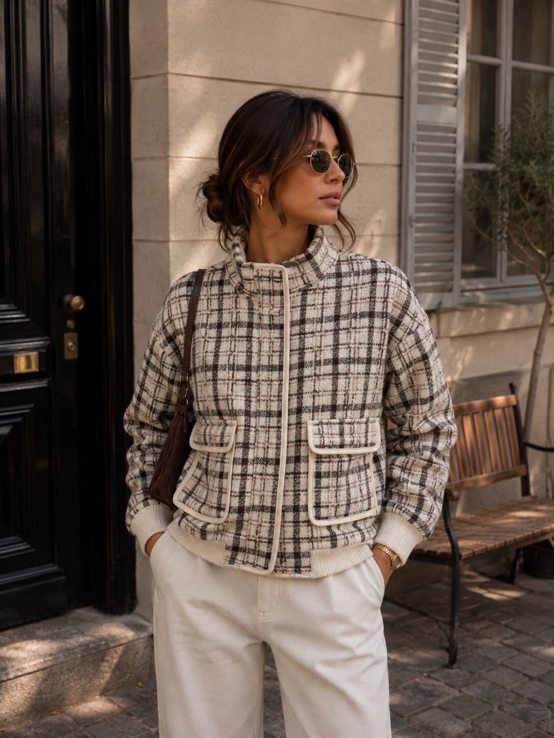 Großhändler Jolio & Co - Karierte Jacke