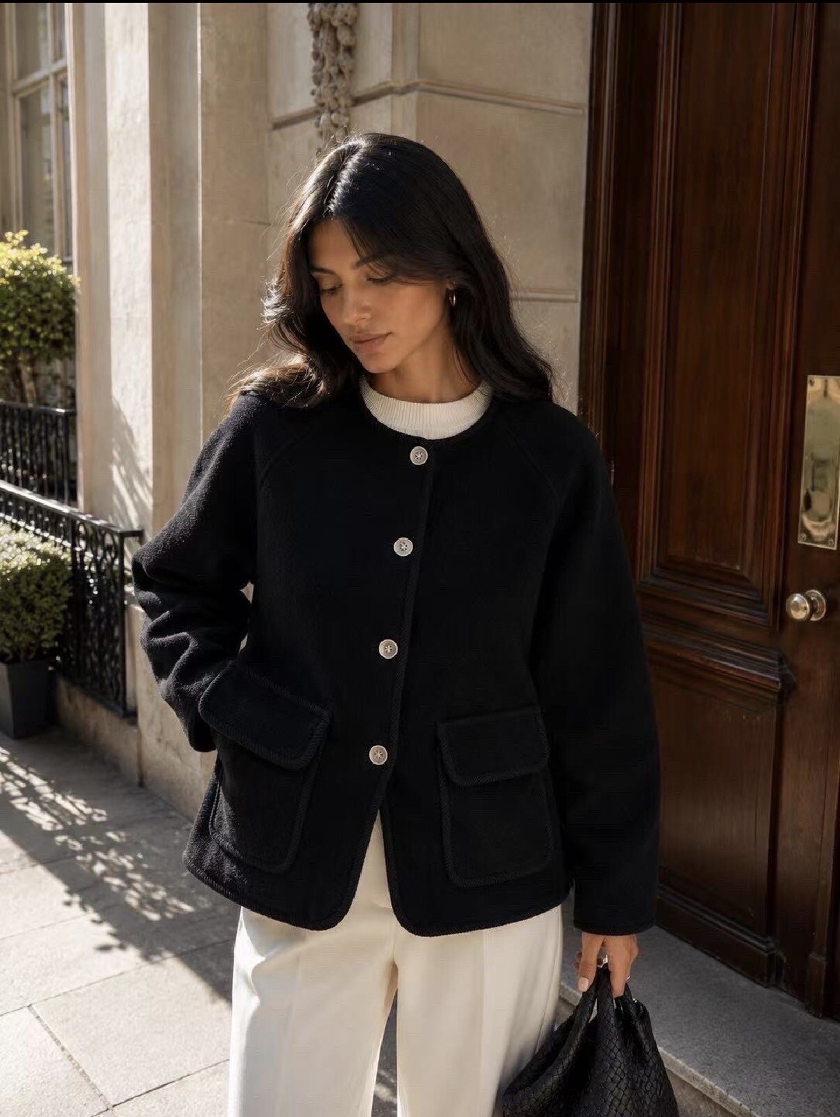 Wholesaler Jolio & Co - Buttoned jacket with pockets