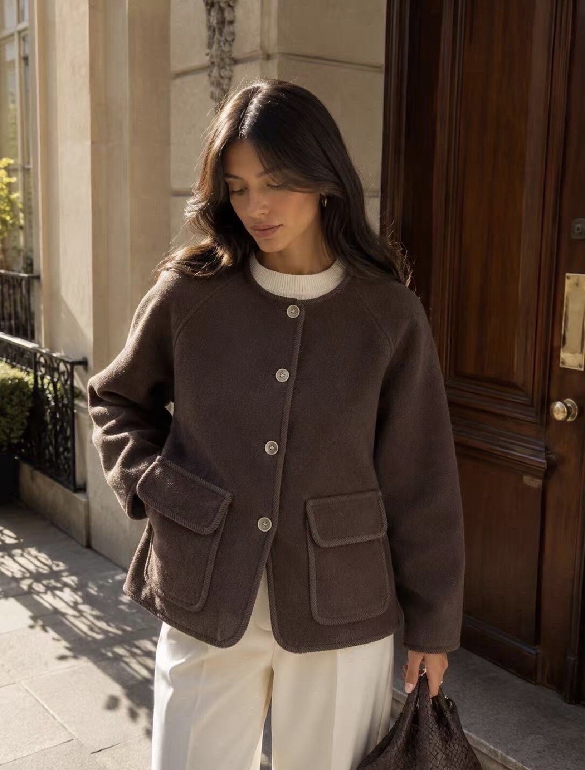 Wholesaler Jolio & Co - Buttoned jacket with pockets