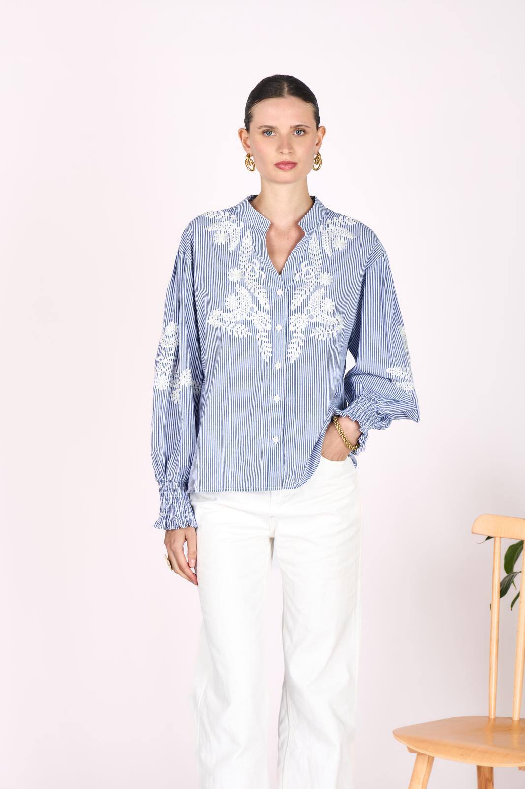 Grossiste JOLLYA - Blouse à rayures