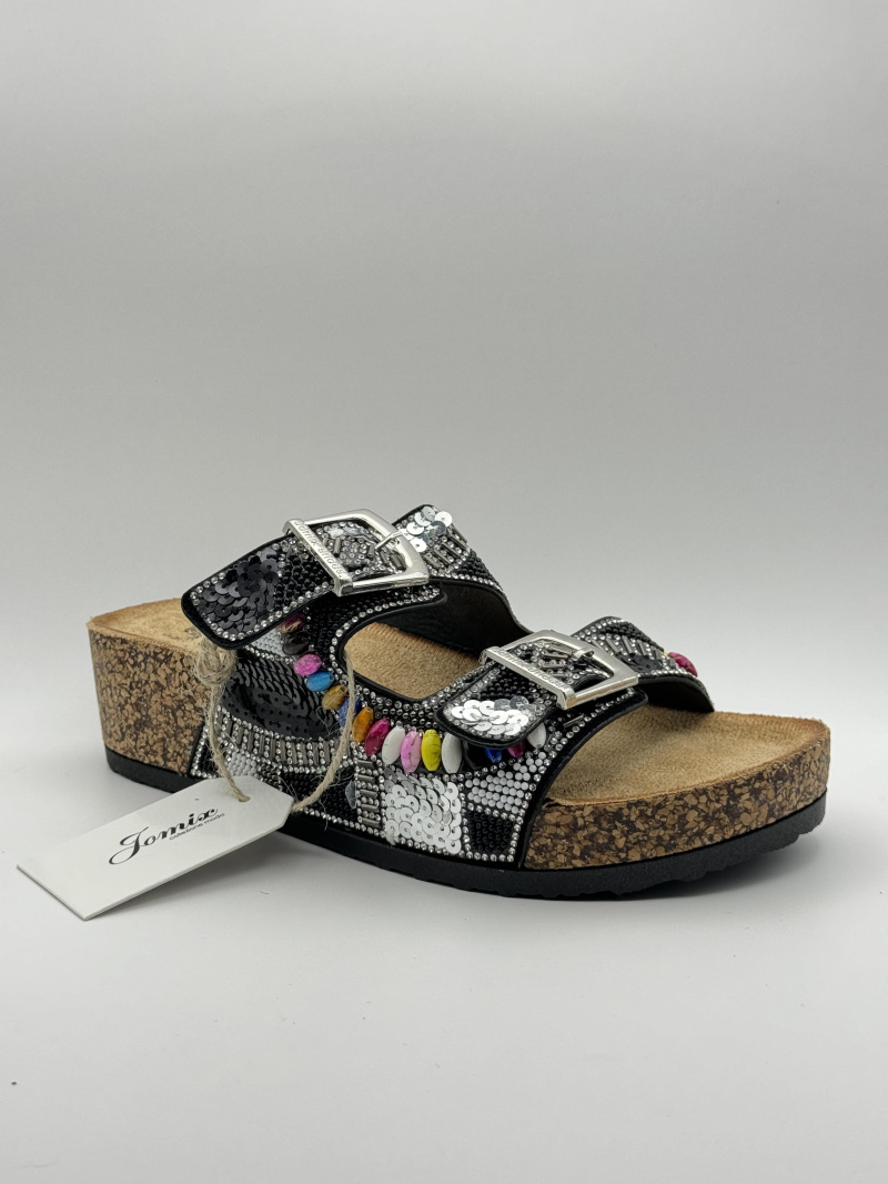Wholesaler Jomix - Fancy jewelry pattern sandals
