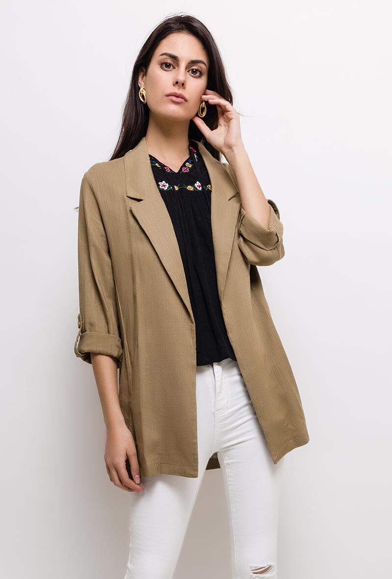 Wholesaler Jöwell - Blazer in linen mix