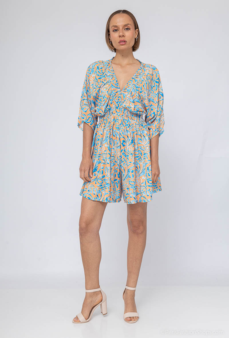 Wholesaler Jöwell - Bandana print playsuit