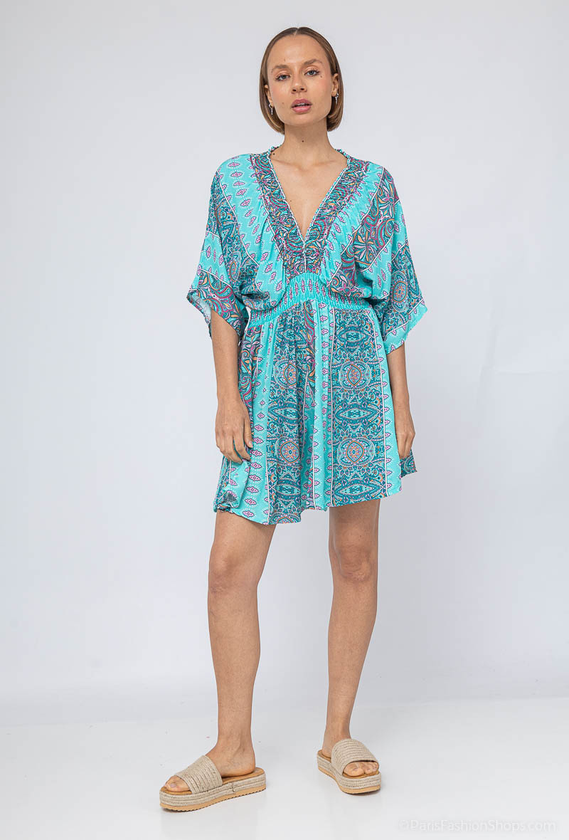 Wholesaler Jöwell - Bandana print playsuit