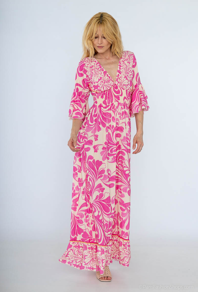 Wholesaler Jöwell - Printed viscose jumpsuit