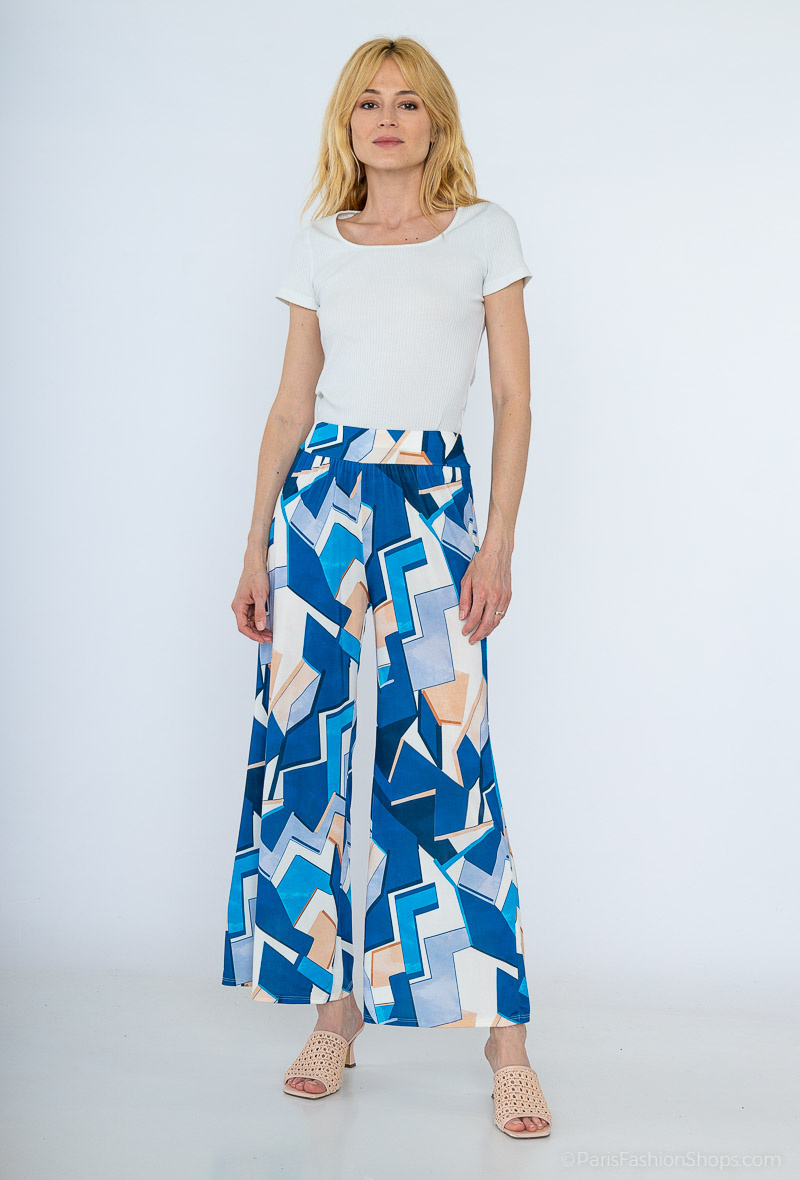 Wholesaler Jöwell - Flowy printed pants