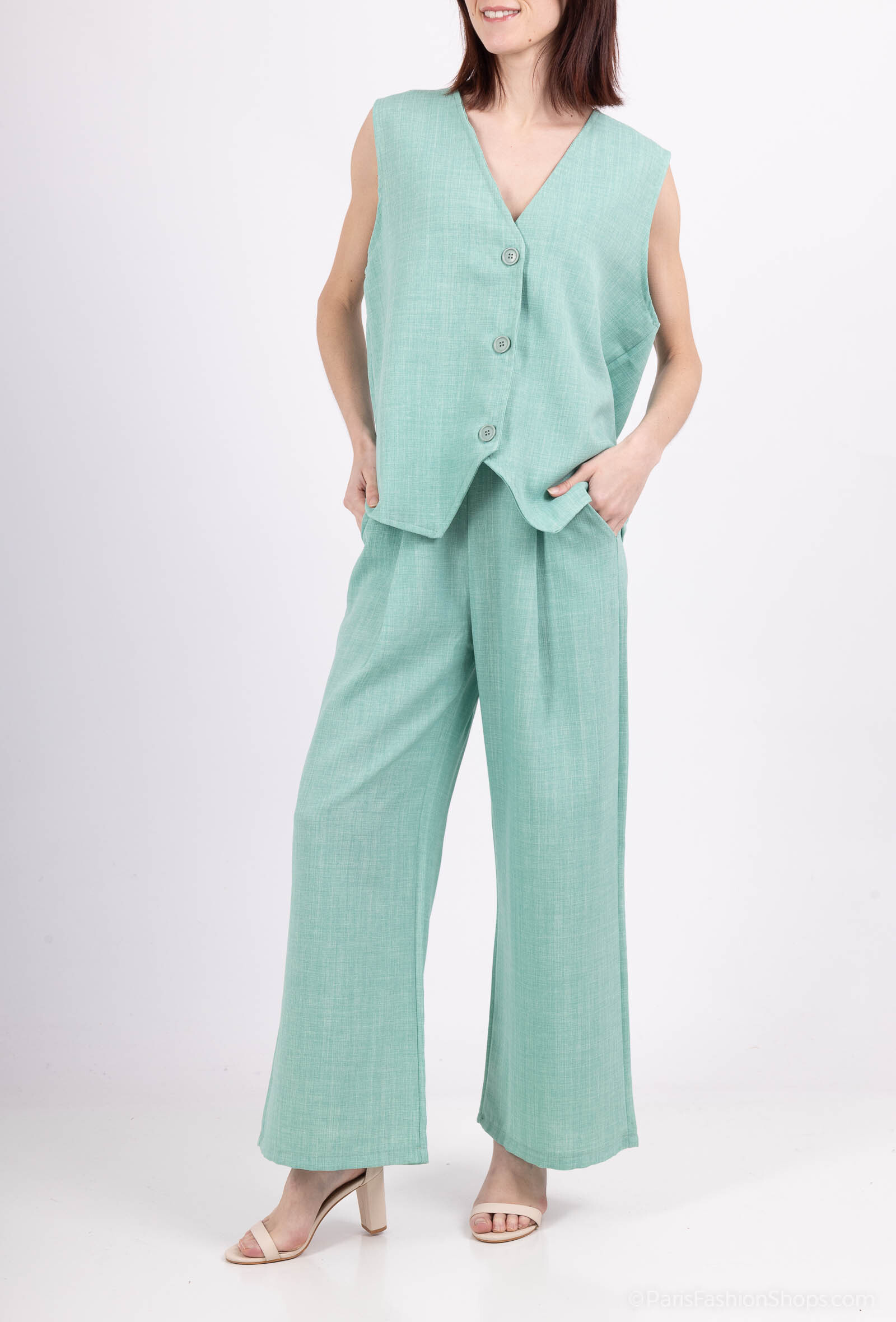 Wholesaler Jöwell - Top button style vest
