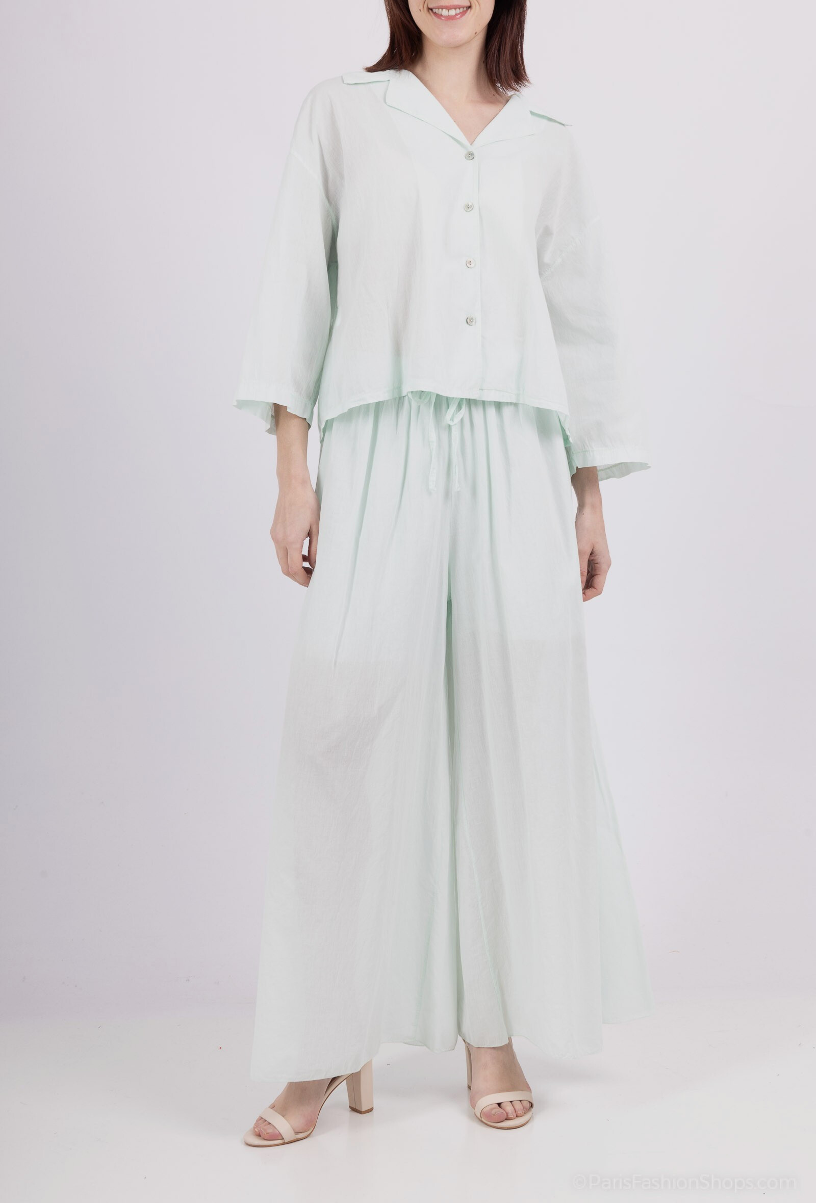 Wholesaler Jöwell - Mousseline cotton palazzo