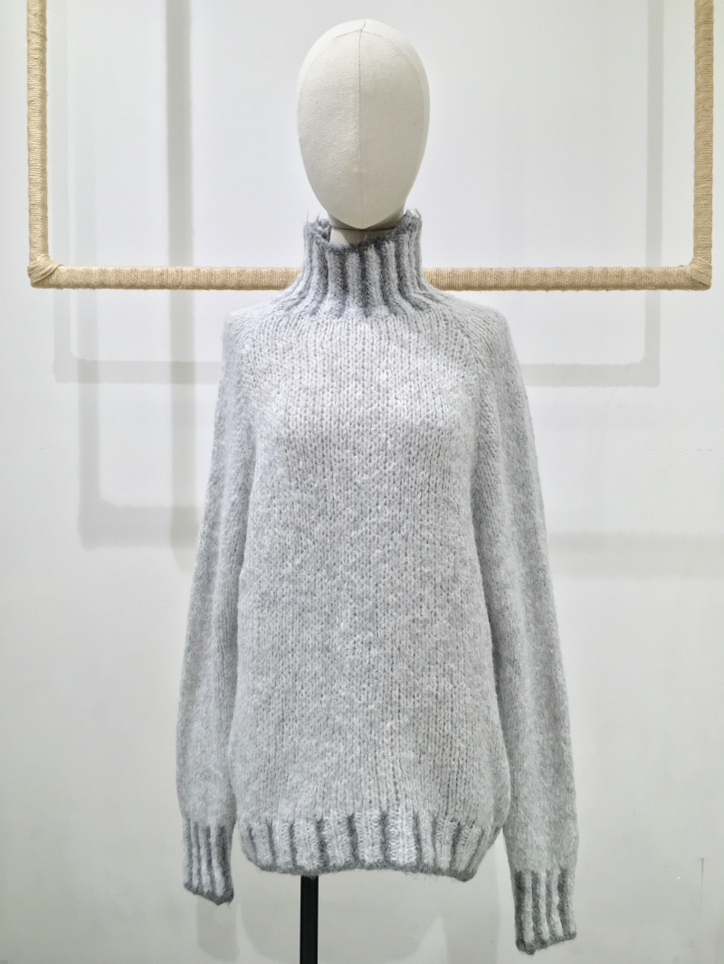 Großhändler Jöwell - Strickpullover mit Stehkragen