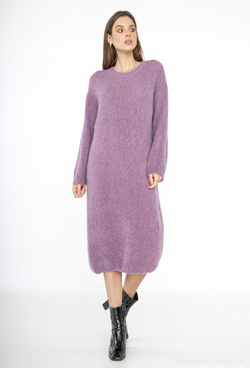 Wholesaler Jöwell - Sweater dress with 30% baby alpaca