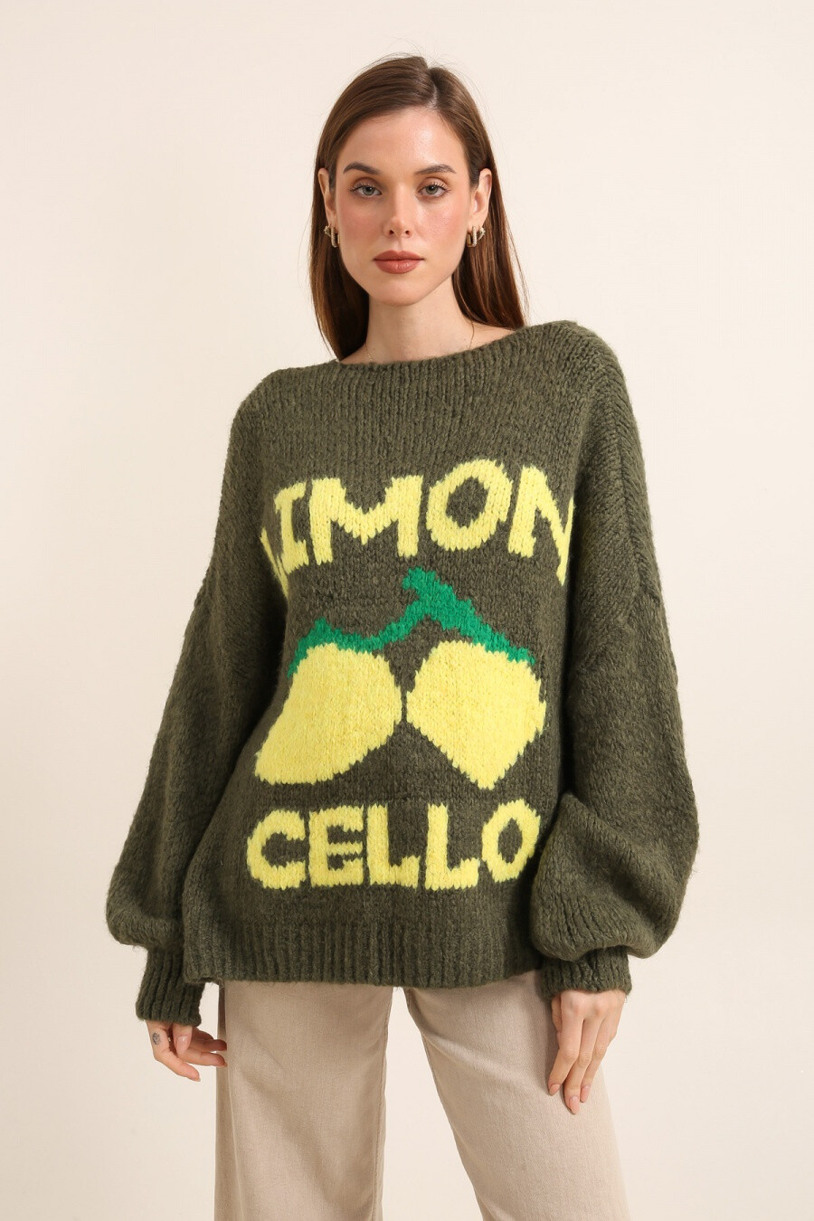 Wholesaler Jöwell - Limoncello cardigan with bow