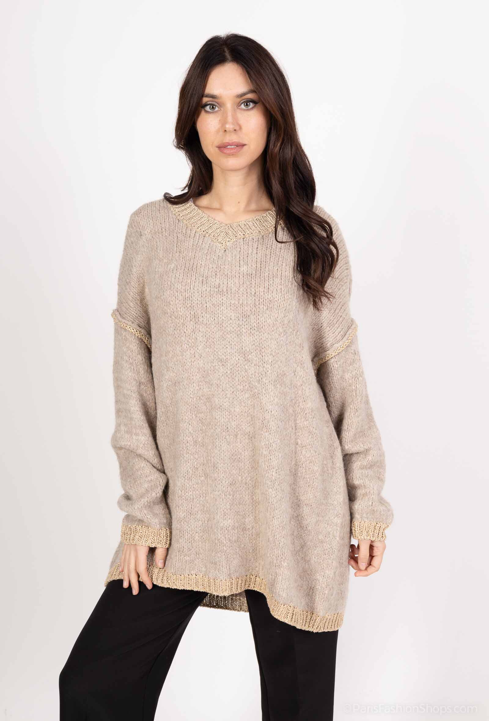 Wholesaler Jöwell - V-neck knit sweater