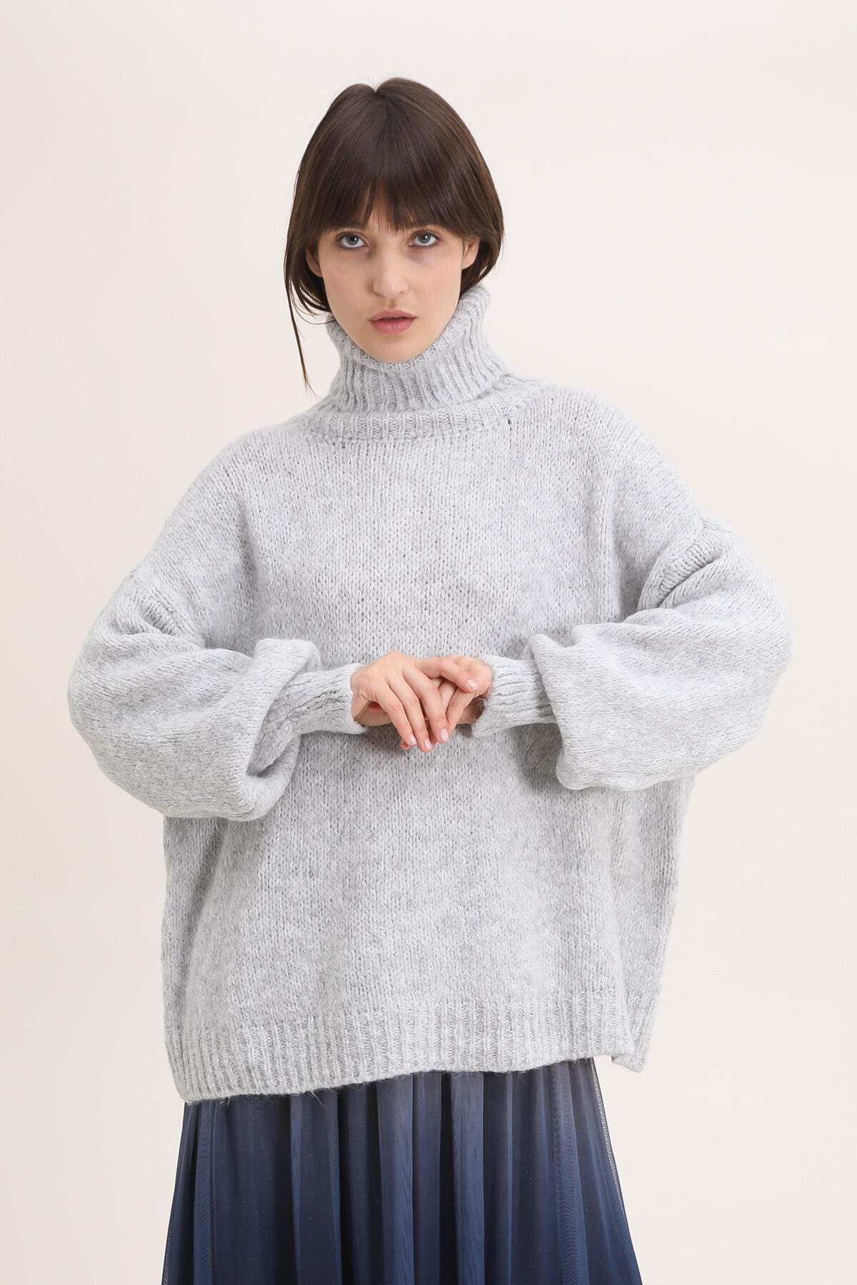 Wholesaler Jöwell - Turtleneck knit sweater dress