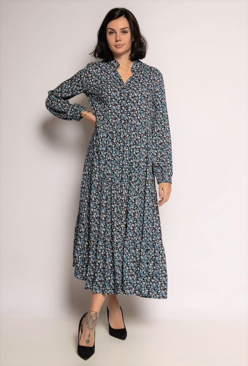 Wholesaler Jöwell - Long printed dress