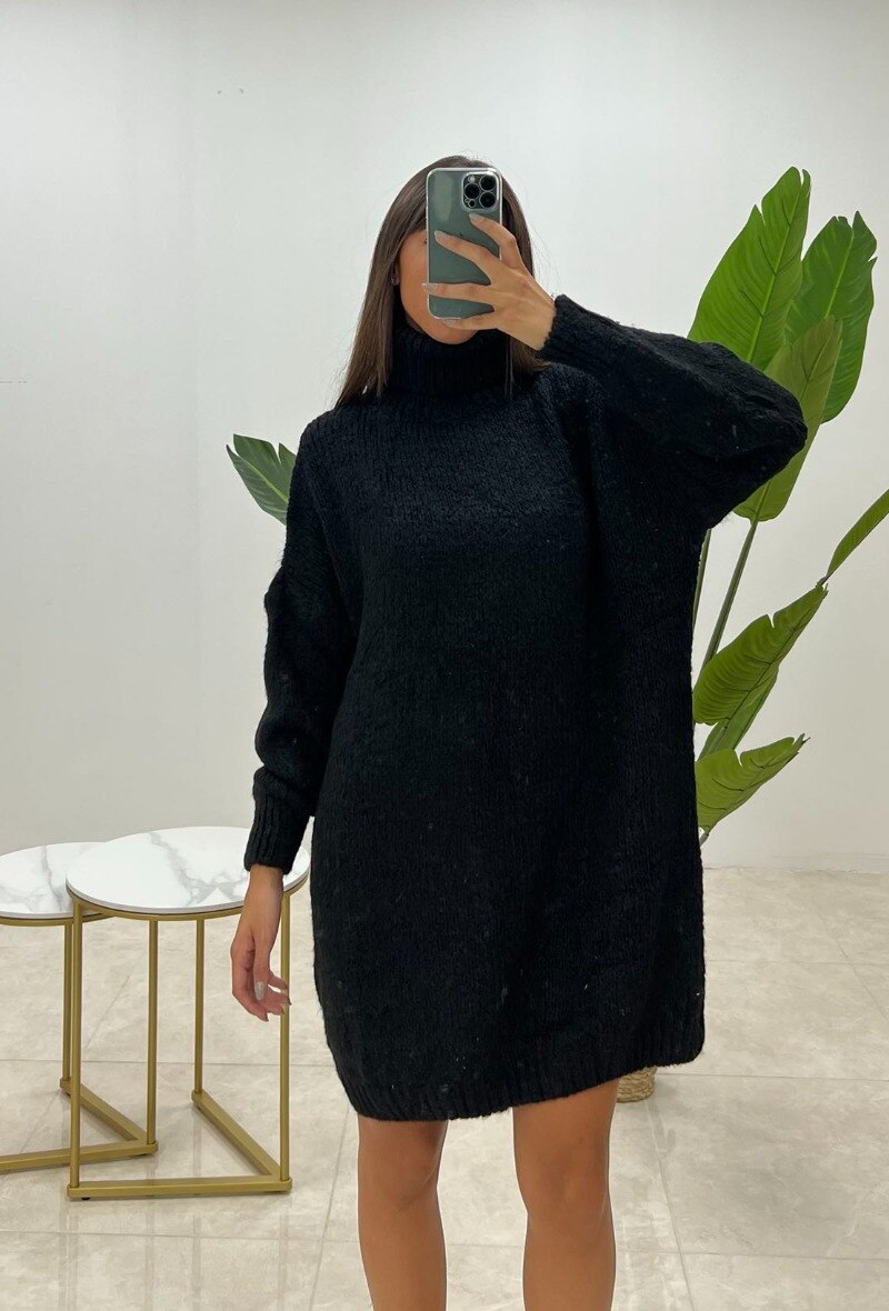 Wholesaler Jöwell - Turtleneck knit sweater dress