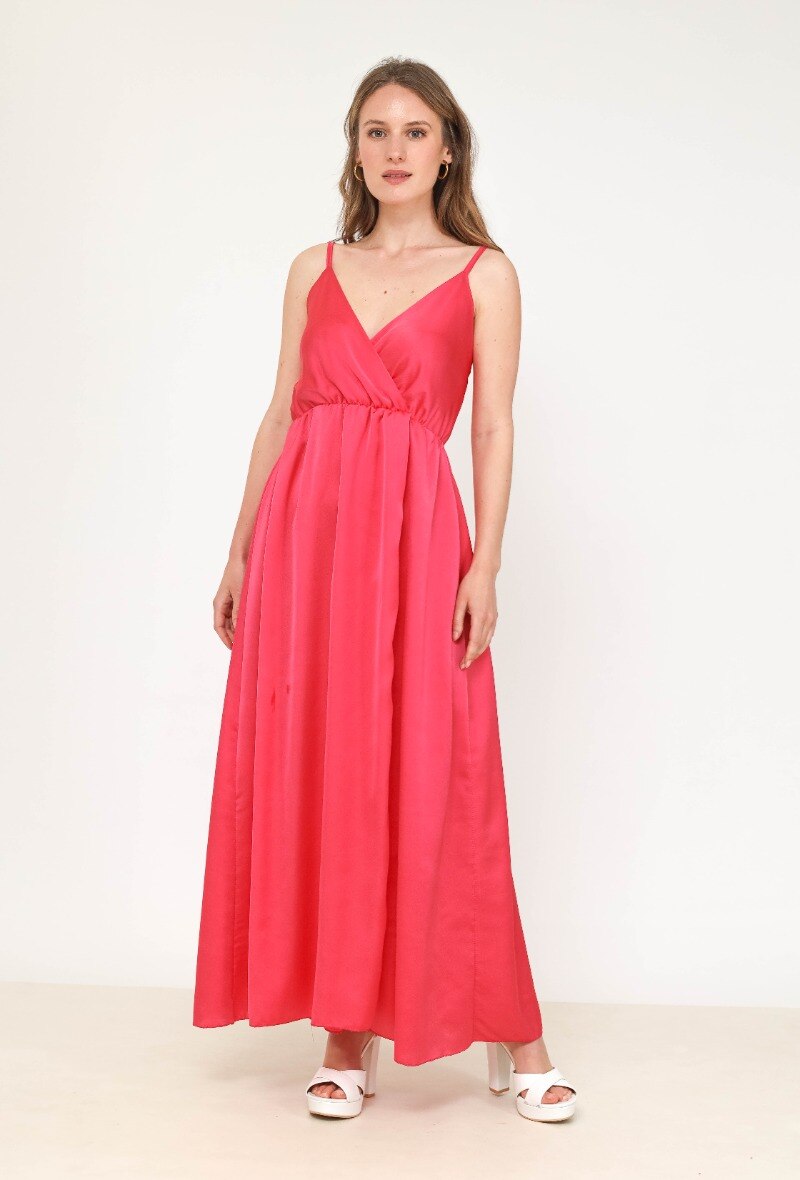 Wholesaler Jöwell - Satin maxi dress