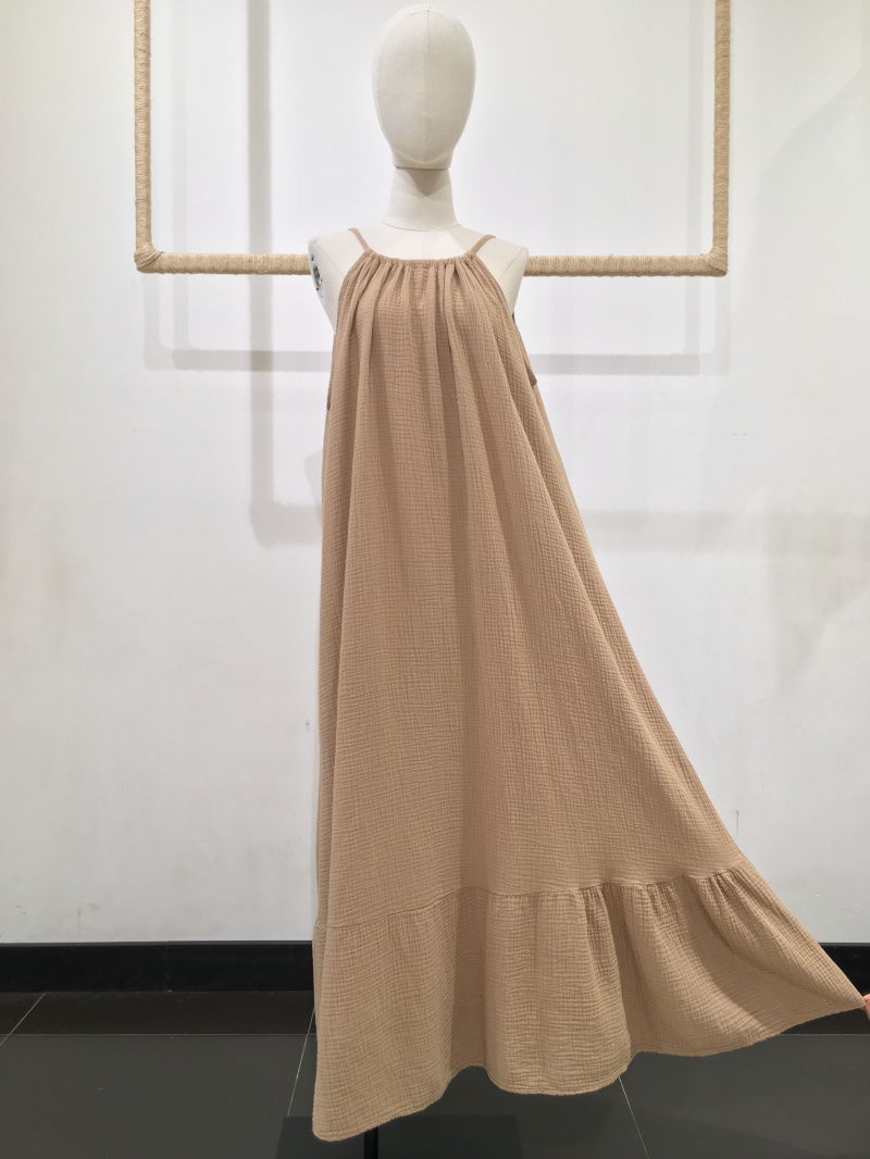 Wholesaler Jöwell - Long cotton gauze dress