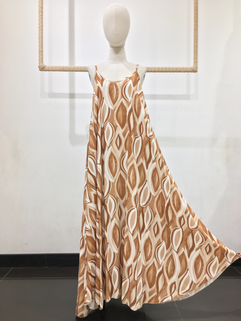 Wholesaler Jöwell - Long flared printed dress