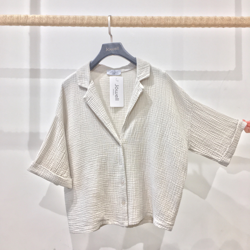 Wholesaler Jöwell - Cotton gauze blouse