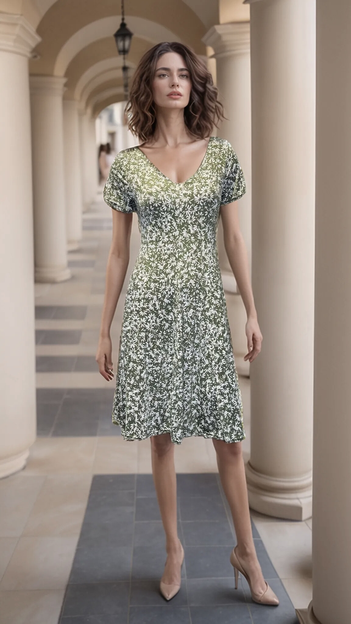 Mayorista Joy's - Vestido impreso