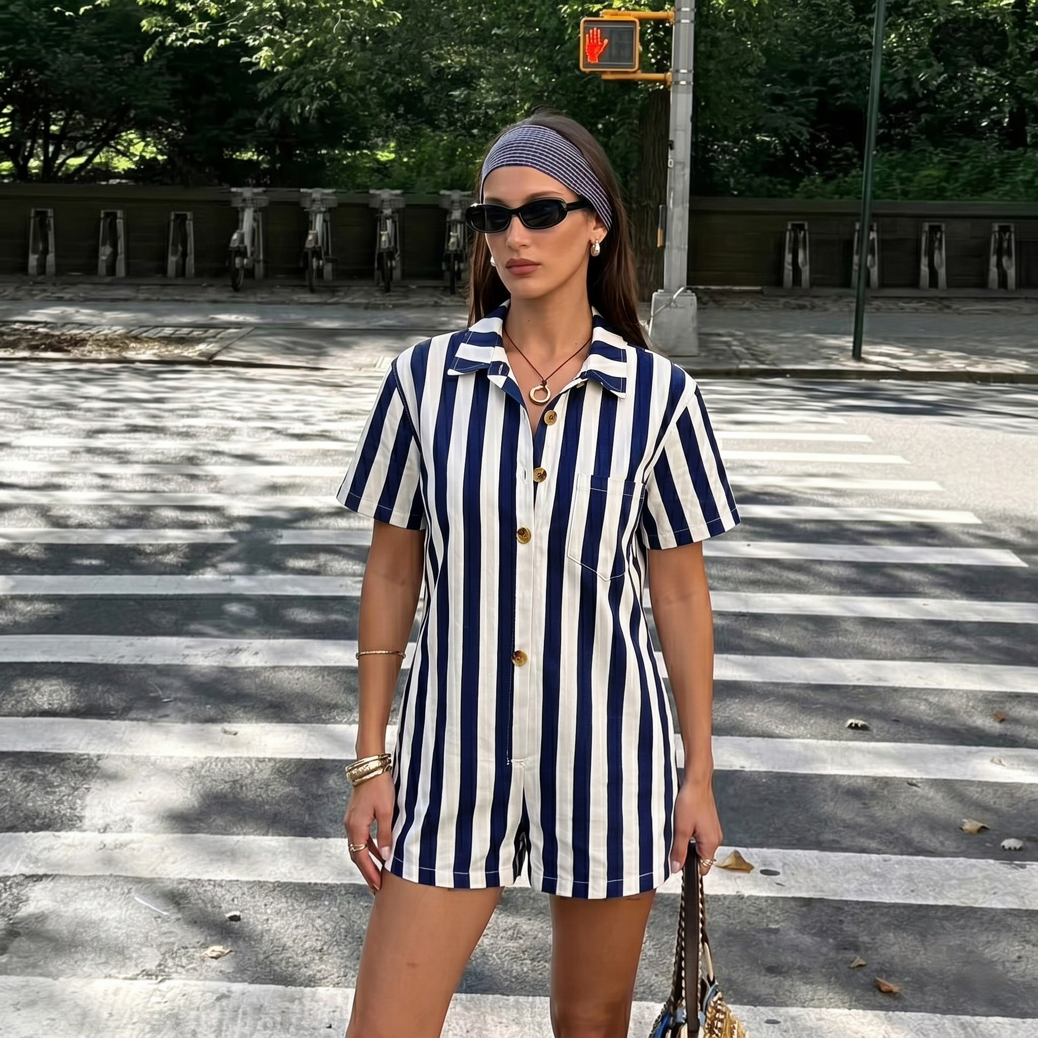 Grossiste JOYNA - COMBINAISON SHORT EN JEANS RAYER