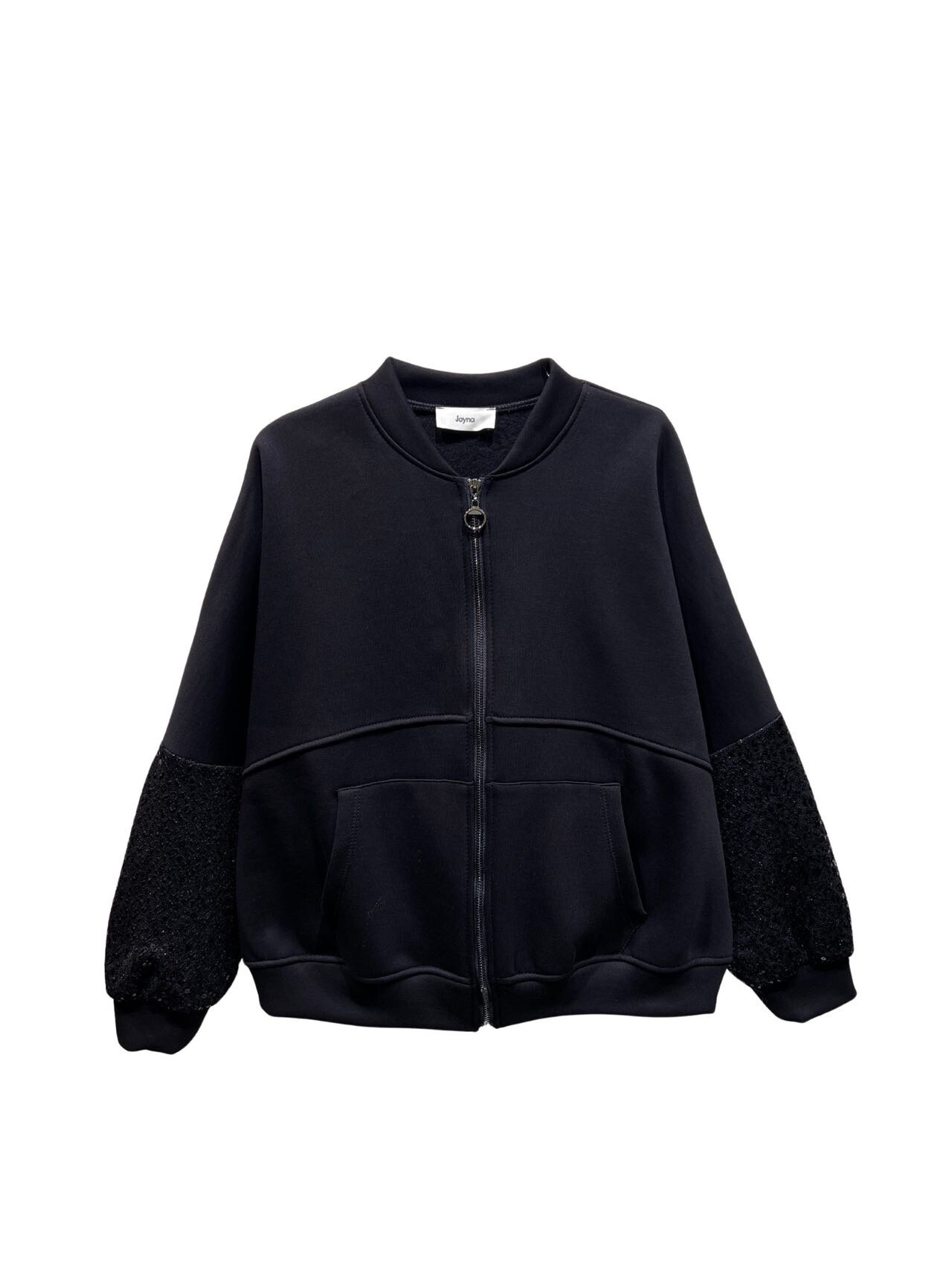 Wholesaler JOYNA - SEQUINED ZIP VEST
