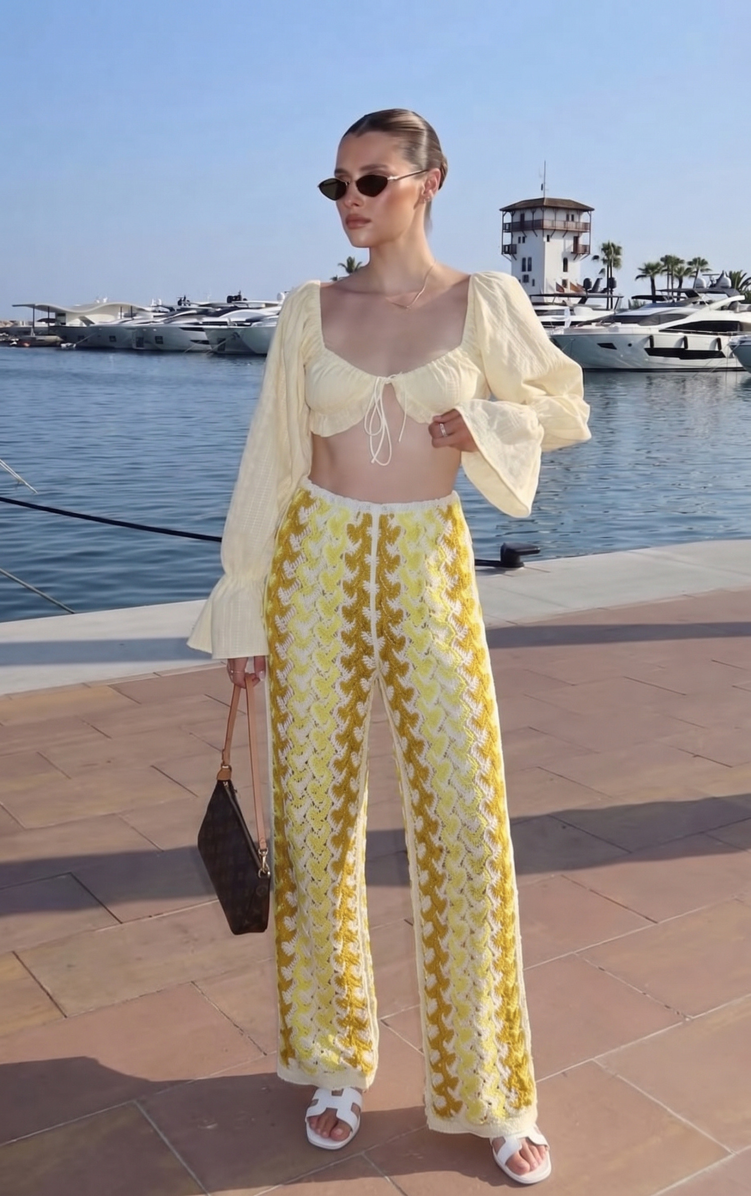 Großhändler JOYNA - FARBIGE HÄKELHOSE