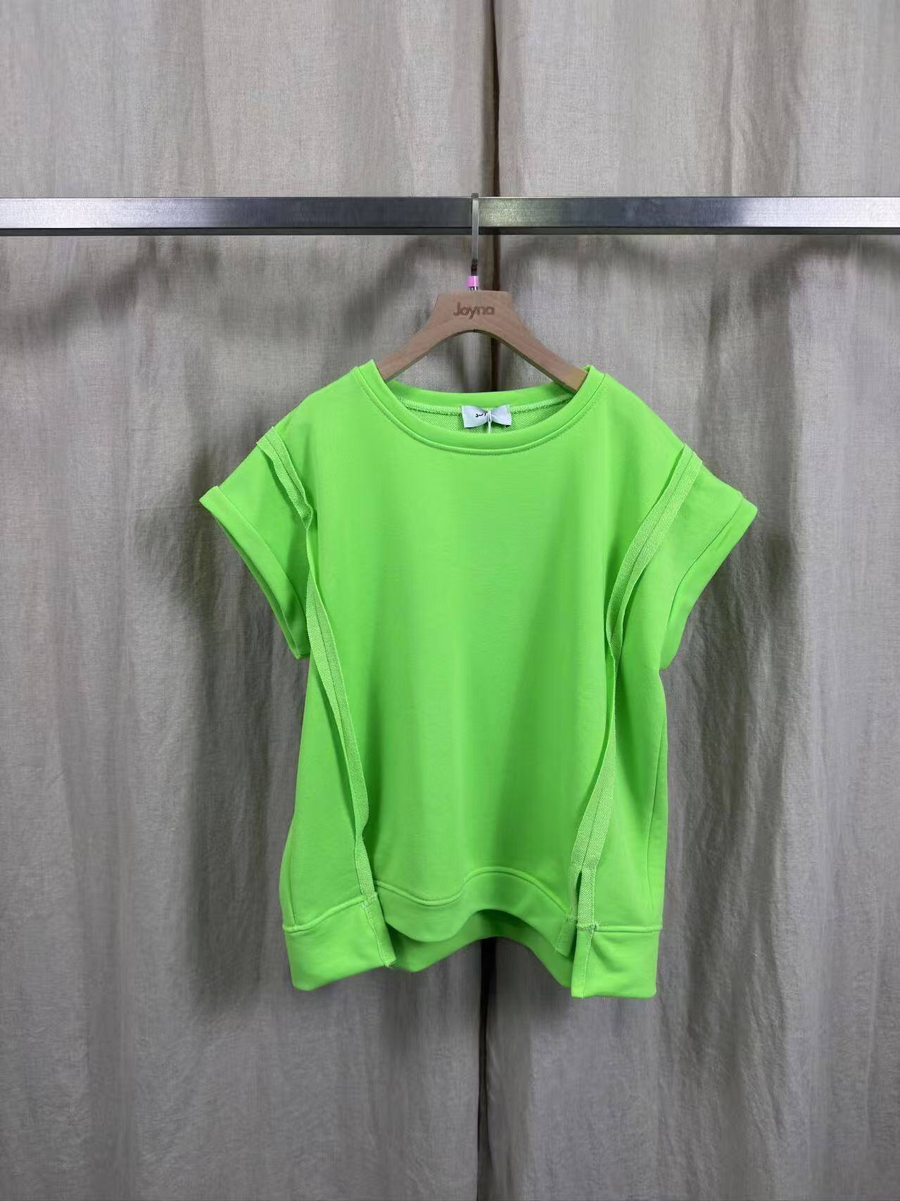 Wholesaler JOYNA - Split fluorescent T-shirt